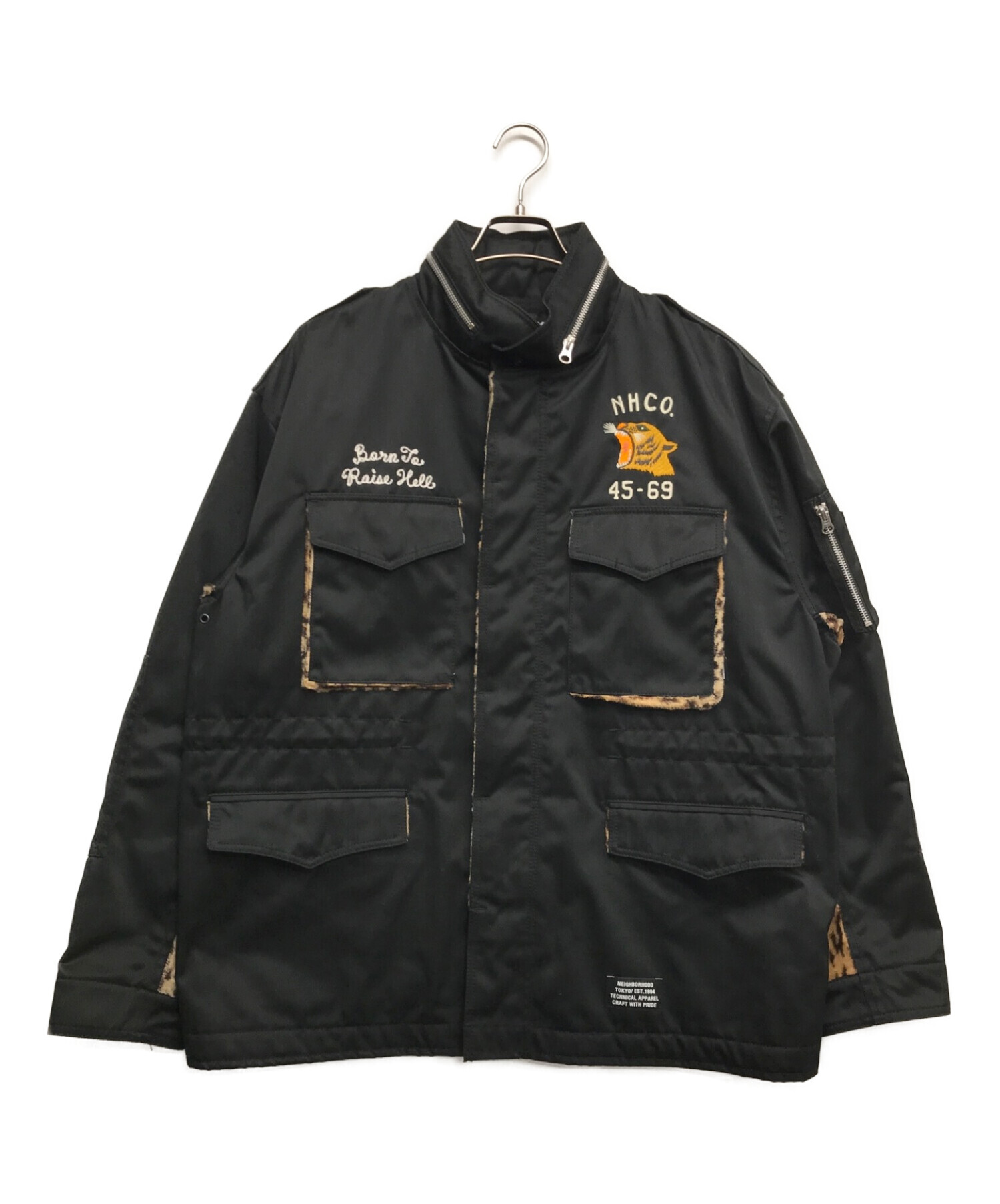NEIGHBORHOOD (ネイバーフッド) M65ジャケット ブラック サイズ:L