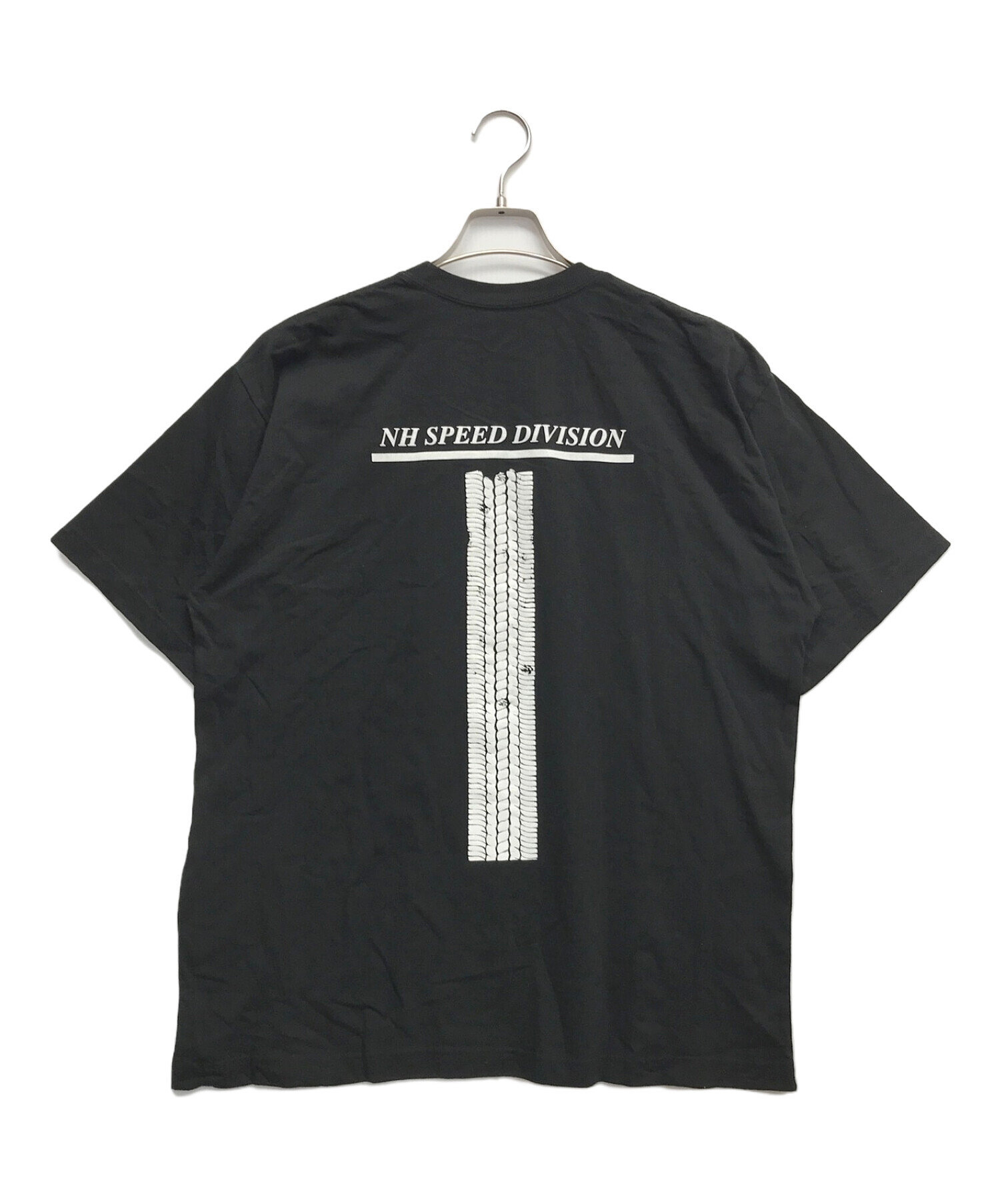 NEIGHBORHOOD (ネイバーフッド) プリントTシャツ ブラック サイズ:L