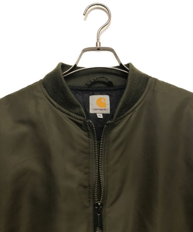 CARHARTT WIP (カーハートダブリューアイピー) MA-1ボンバージャケット グリーン サイズ:XL