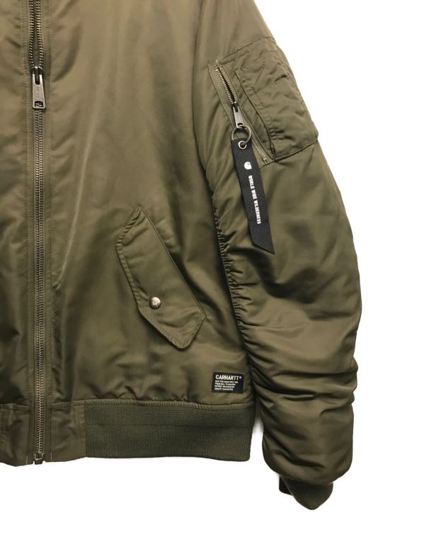 CARHARTT WIP (カーハートダブリューアイピー) MA-1ボンバージャケット グリーン サイズ:XL