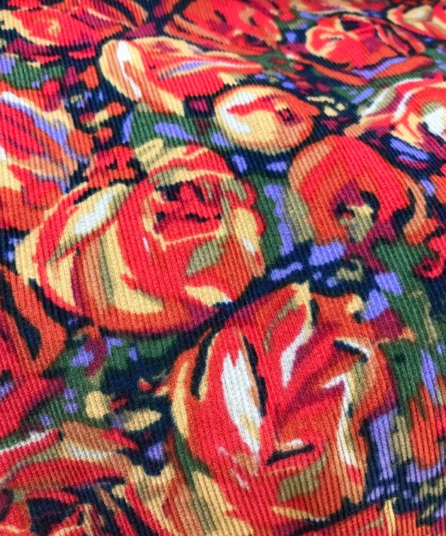 中古・古着通販】Supreme (シュプリーム) Roses Corduroy Shirt レッド ...