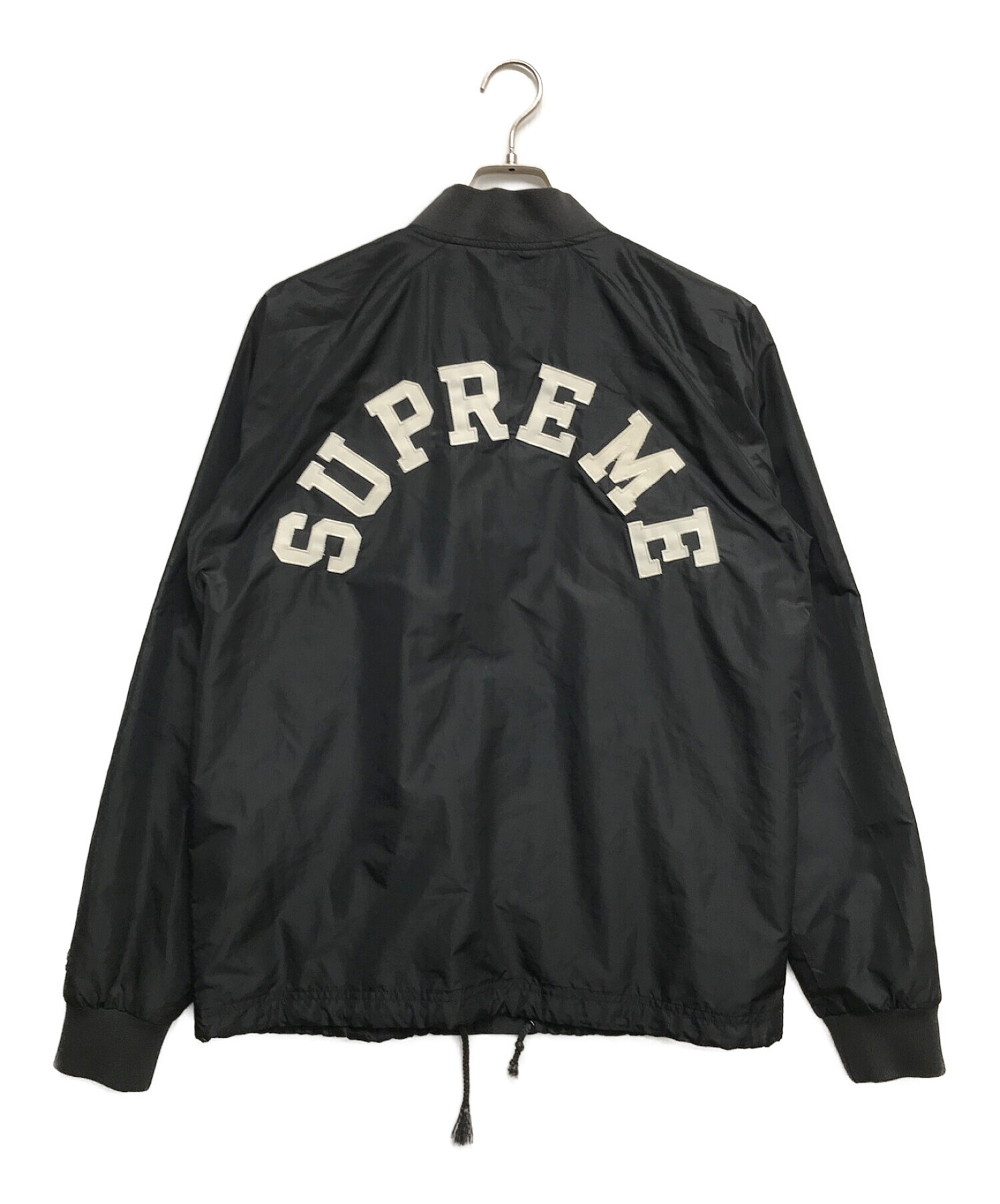 Champion (チャンピオン) Supreme (シュプリーム) Custom Coaches Jacket / バックアーチロゴコーチジャケット  ブラック サイズ:M