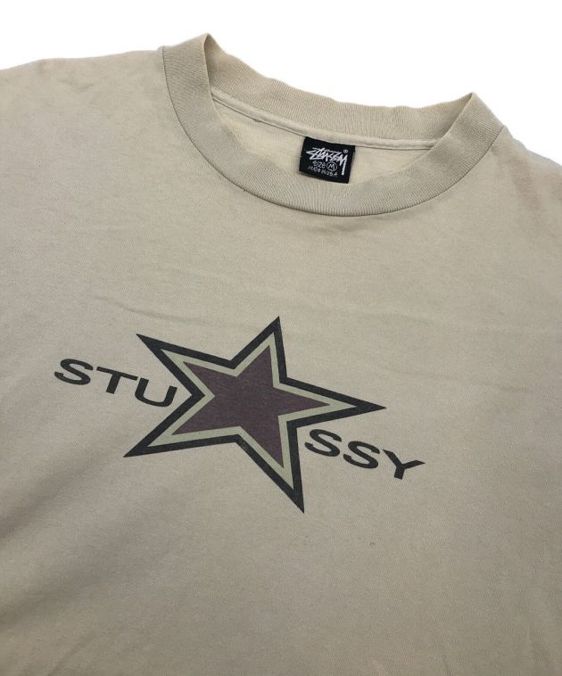 80's OLD STUSSY Tシャツ 両面プリント スター USA製そこまでは申し訳ございません