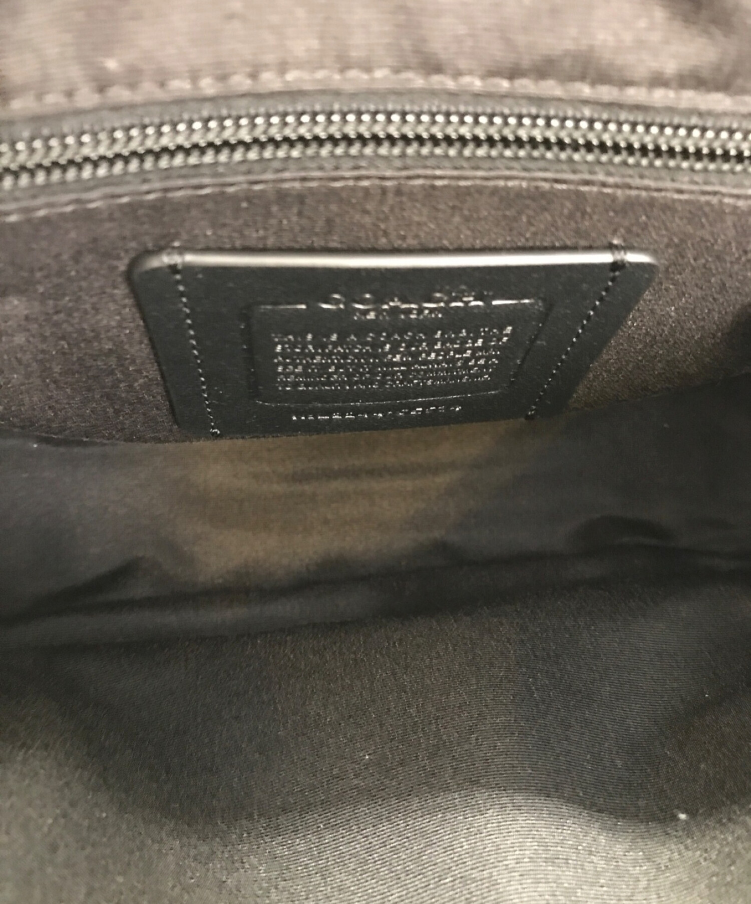 中古・古着通販】COACH (コーチ) シグネチャーキャンバスレザー