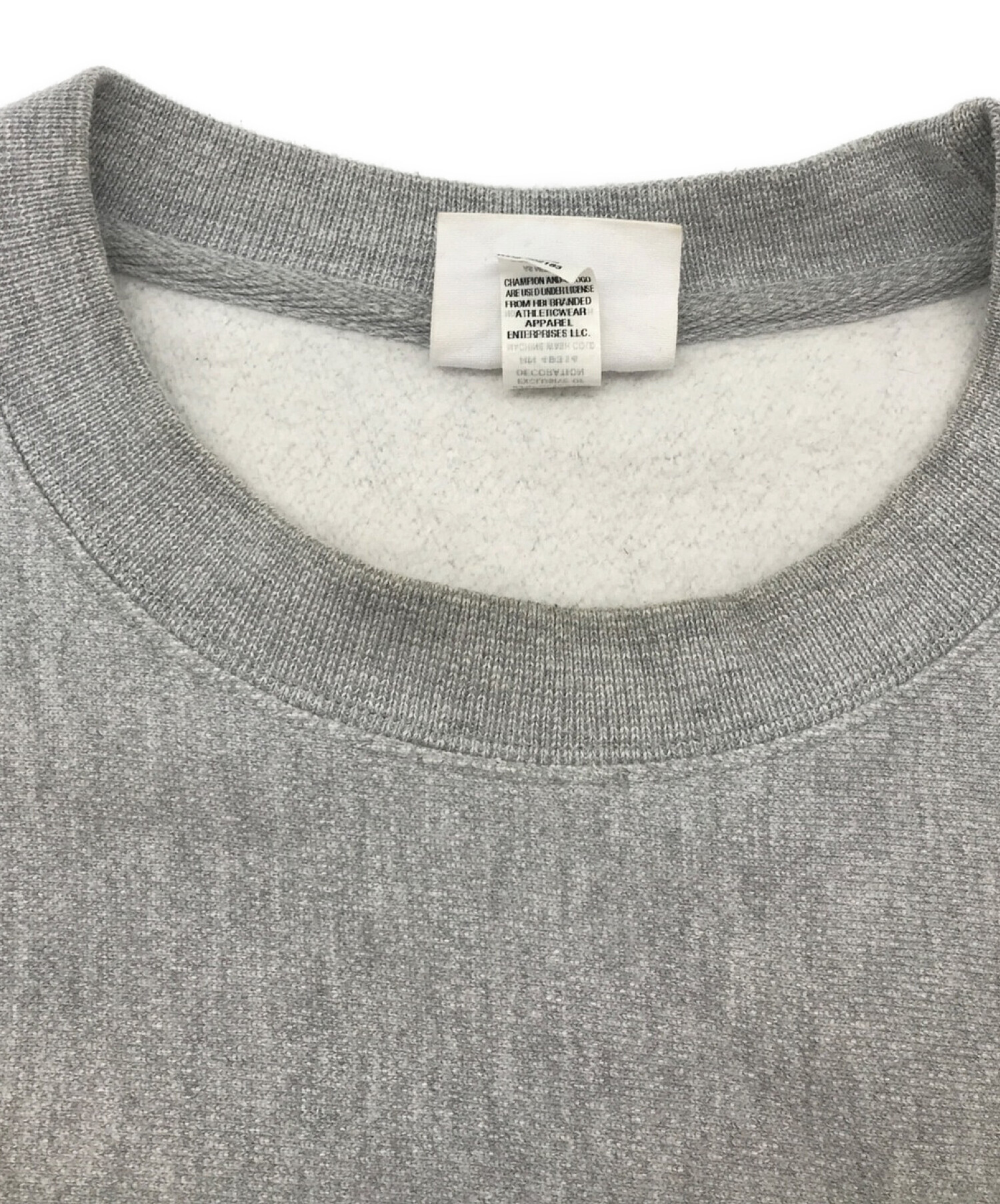 Champion REVERSE WEAVE (チャンピオンリバースウィーブ) MoMA (モマ) リバースウィーブスウェット グレー サイズ:XL