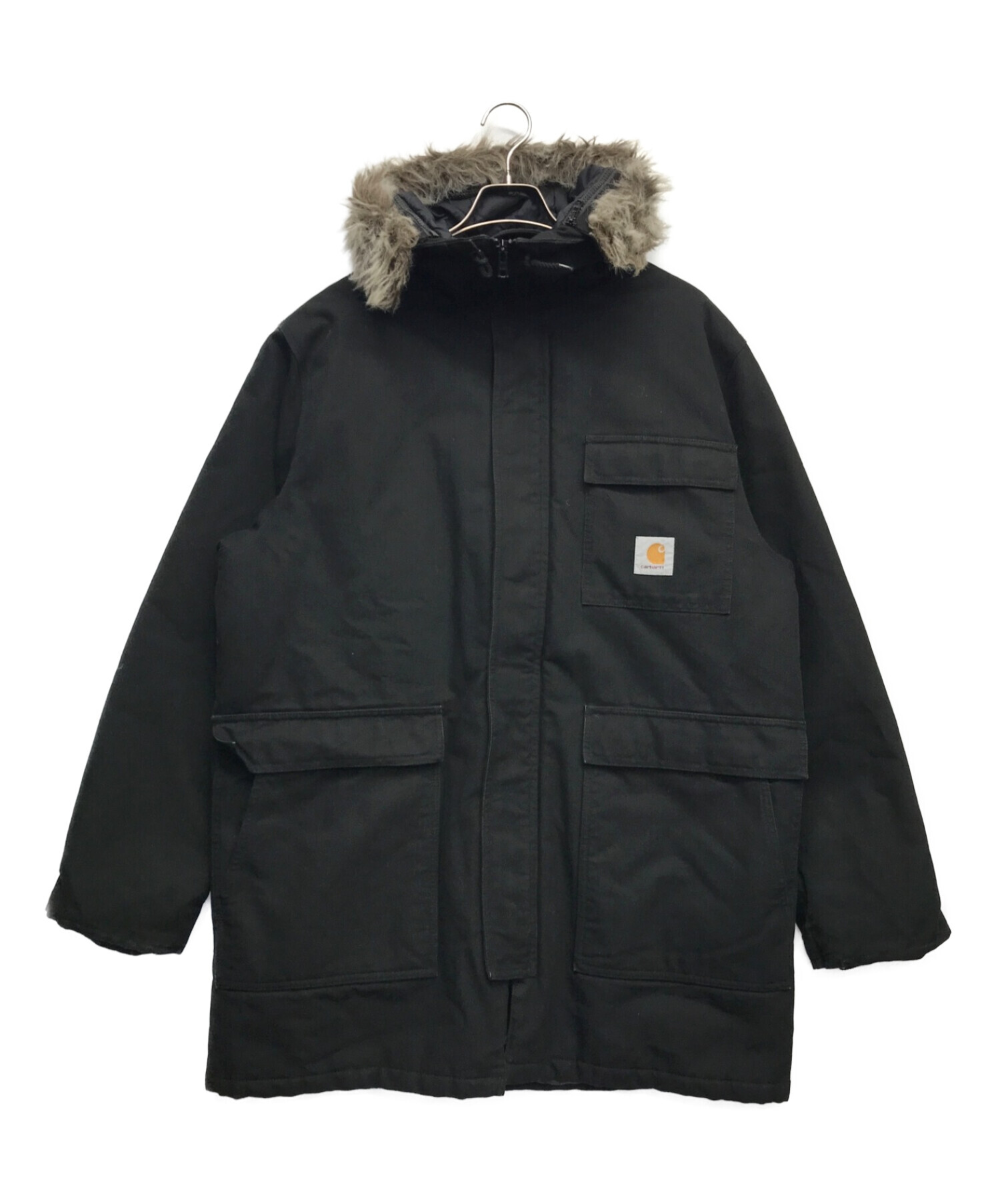 CarHartt (カーハート) 中綿ダックジャケット ブラック サイズ:L