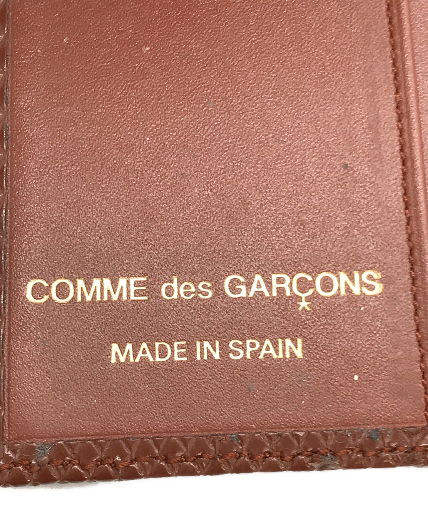 COMME des GARCONS (コムデギャルソン) カードケース / 名刺入れ ブラウン