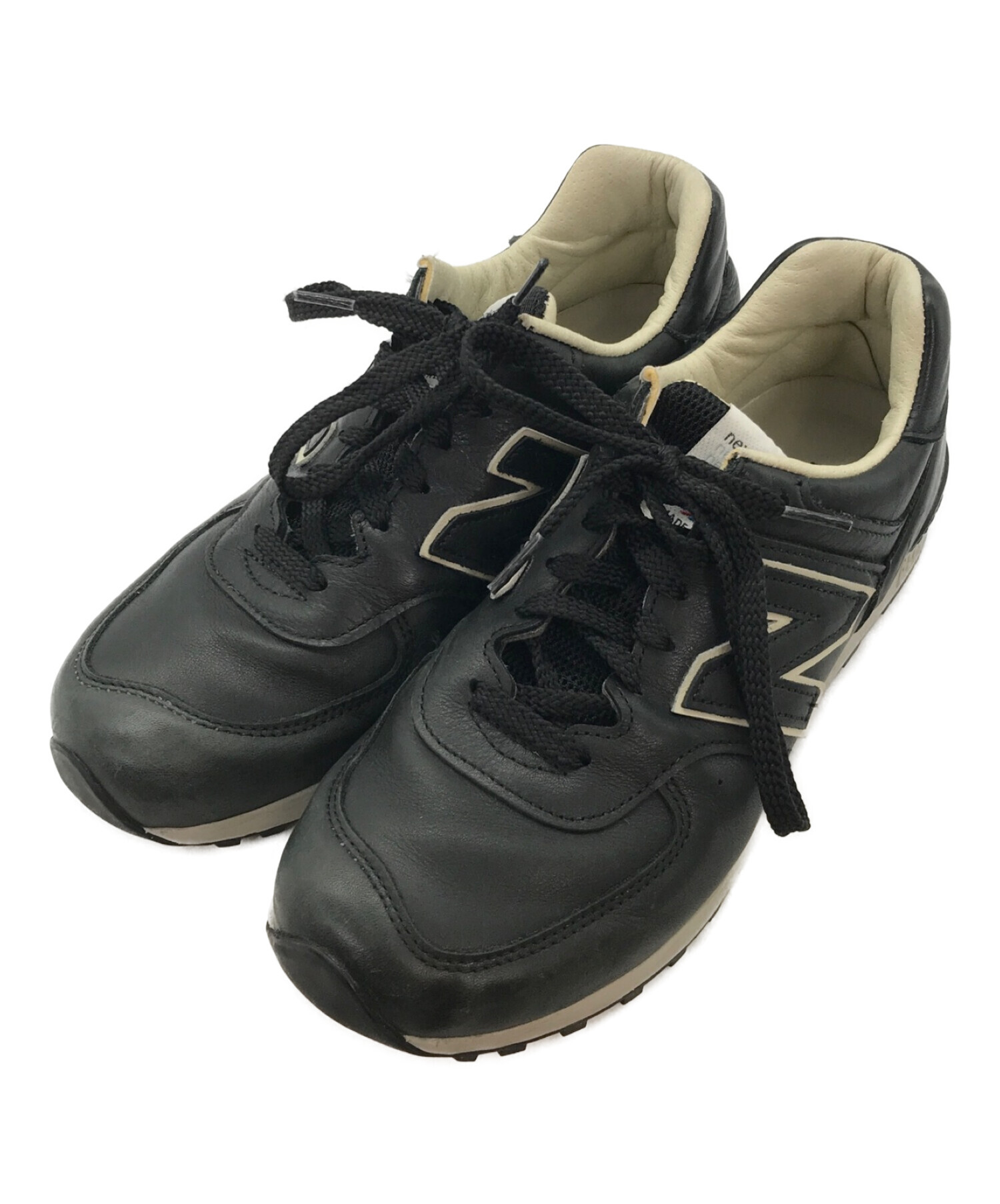 NEW BALANCE (ニューバランス) ローカットスニーカー ブラック サイズ:US7.5/UK7/EUR40.5