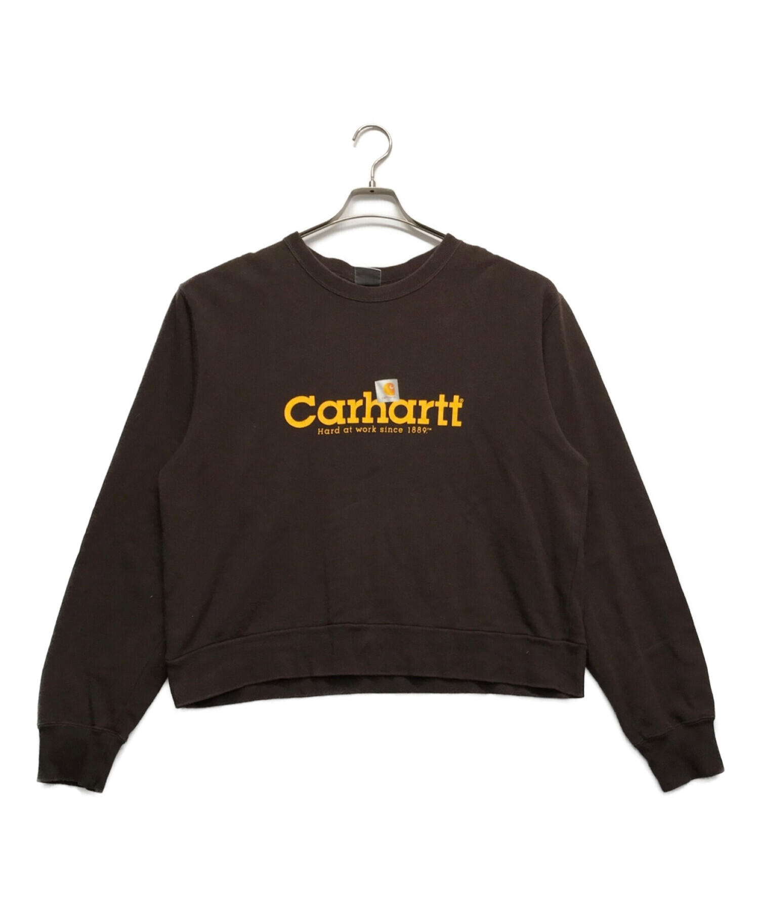 CarHartt (カーハート) プリントスウェット ブラウン サイズ:XL