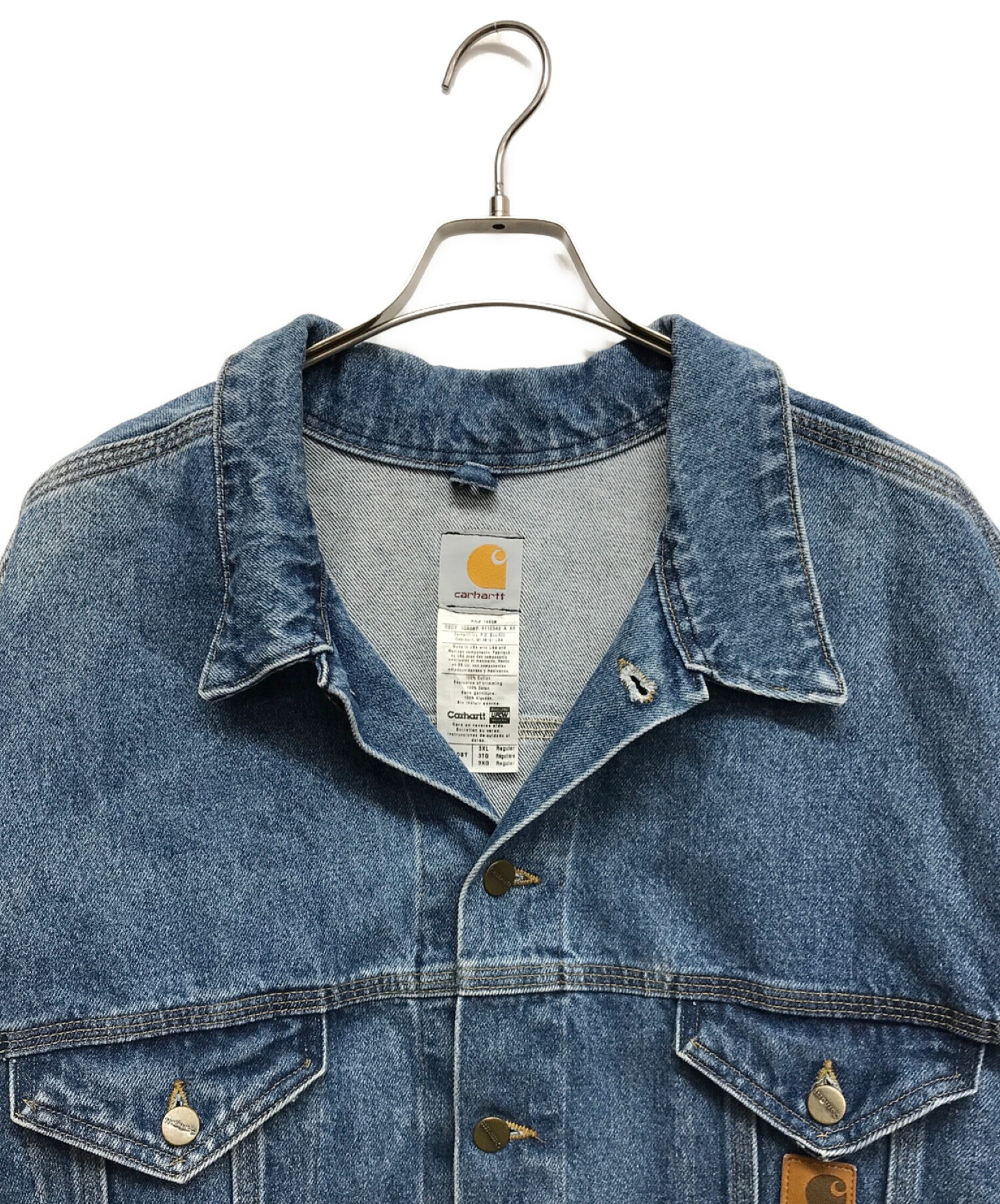 CarHartt (カーハート) デニムジャケット ブルー サイズ:3XL