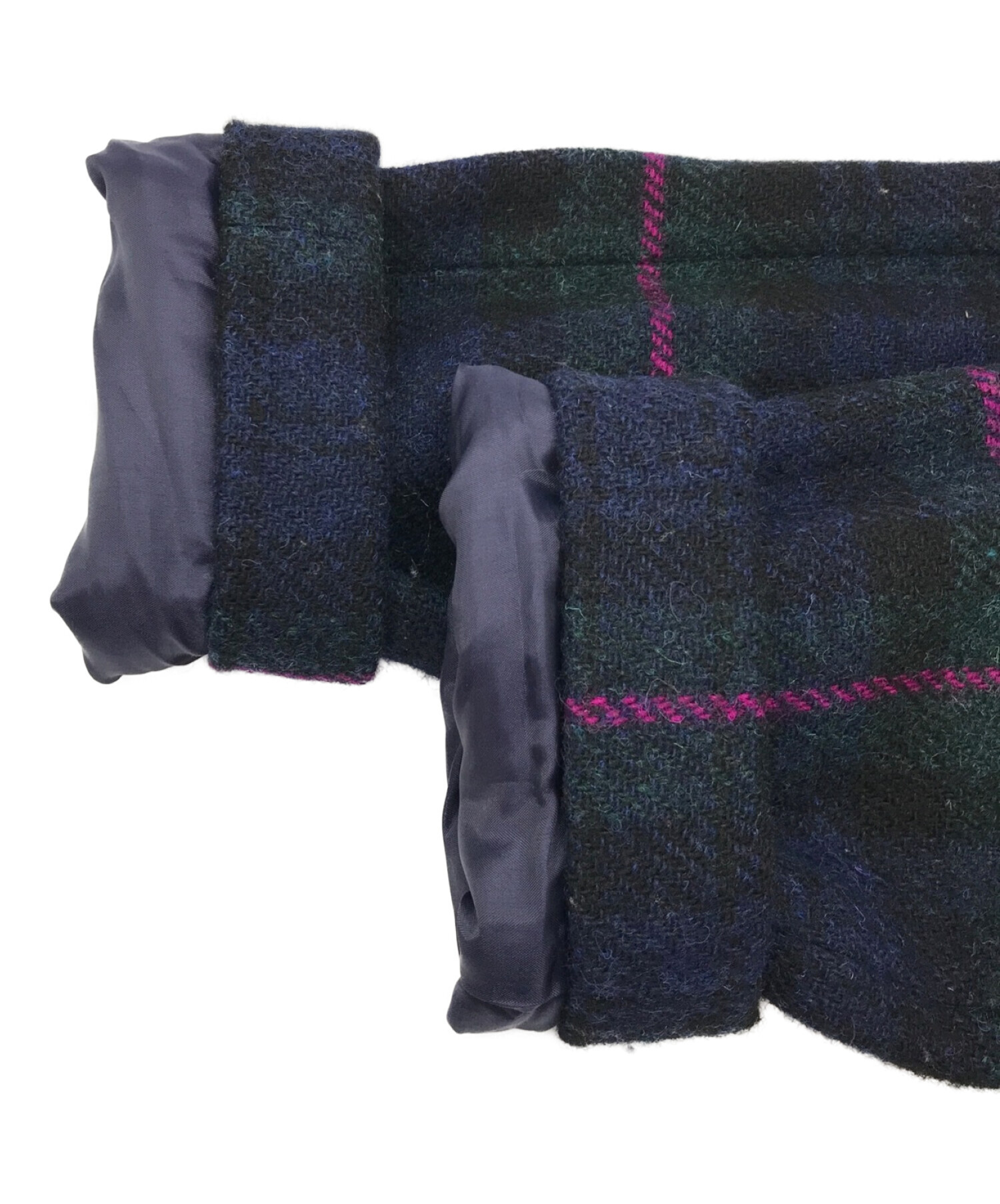 MACKINTOSH PHILOSOPHY (マッキントッシュフィロソフィー) Harris Tweed (ハリスツイード) チェック柄ジャケット  ネイビー サイズ:36