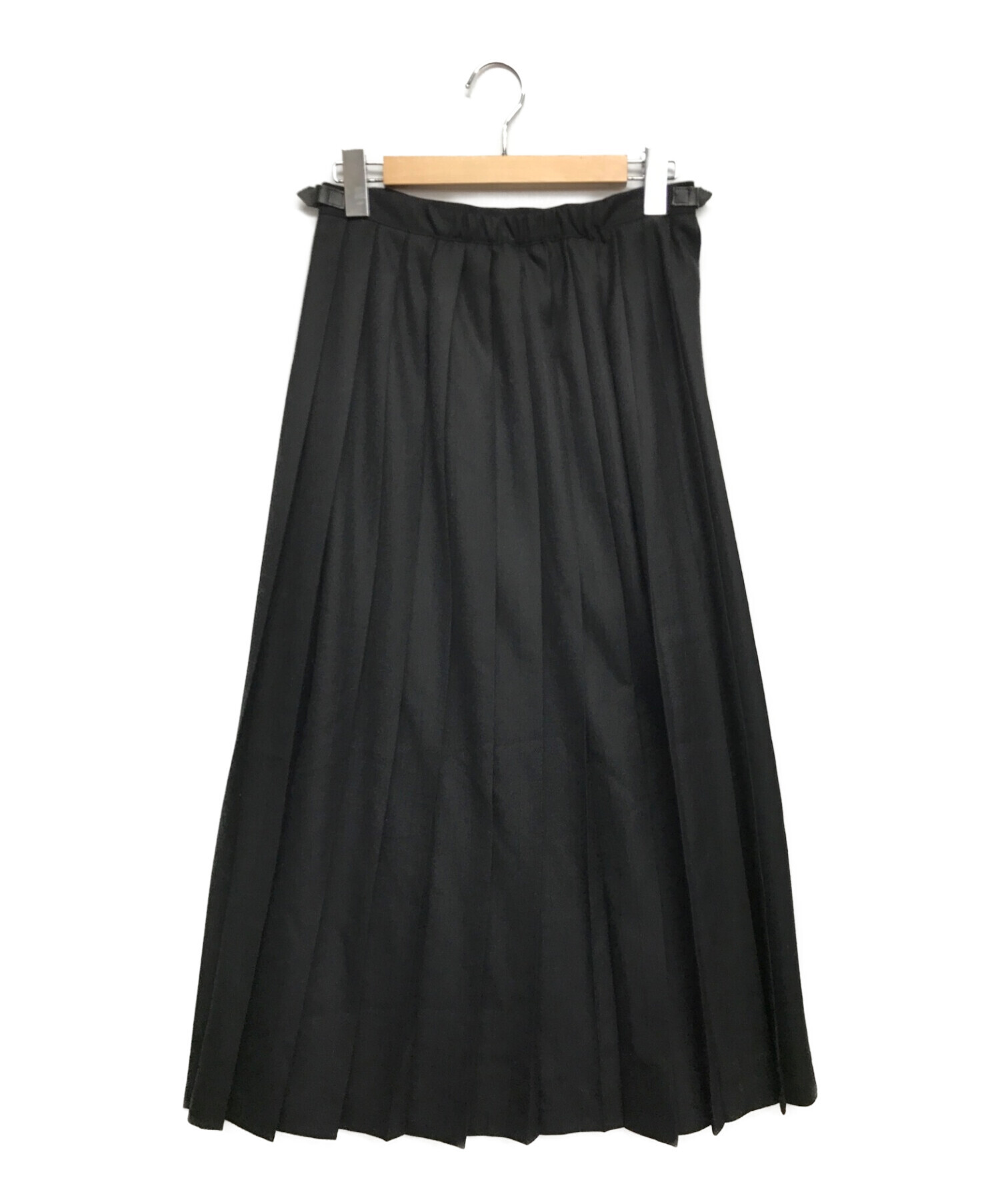O'NEIL OF DUBLIN (オニールオブダブリン) ラップロングスカート ブラック サイズ:M
