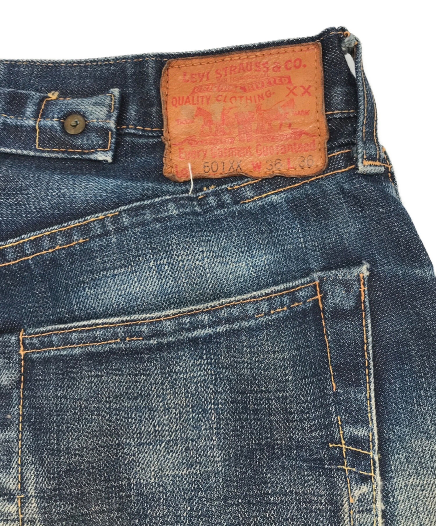 中古・古着通販】LEVI'S (リーバイス) 501XXデニムパンツ インディゴ