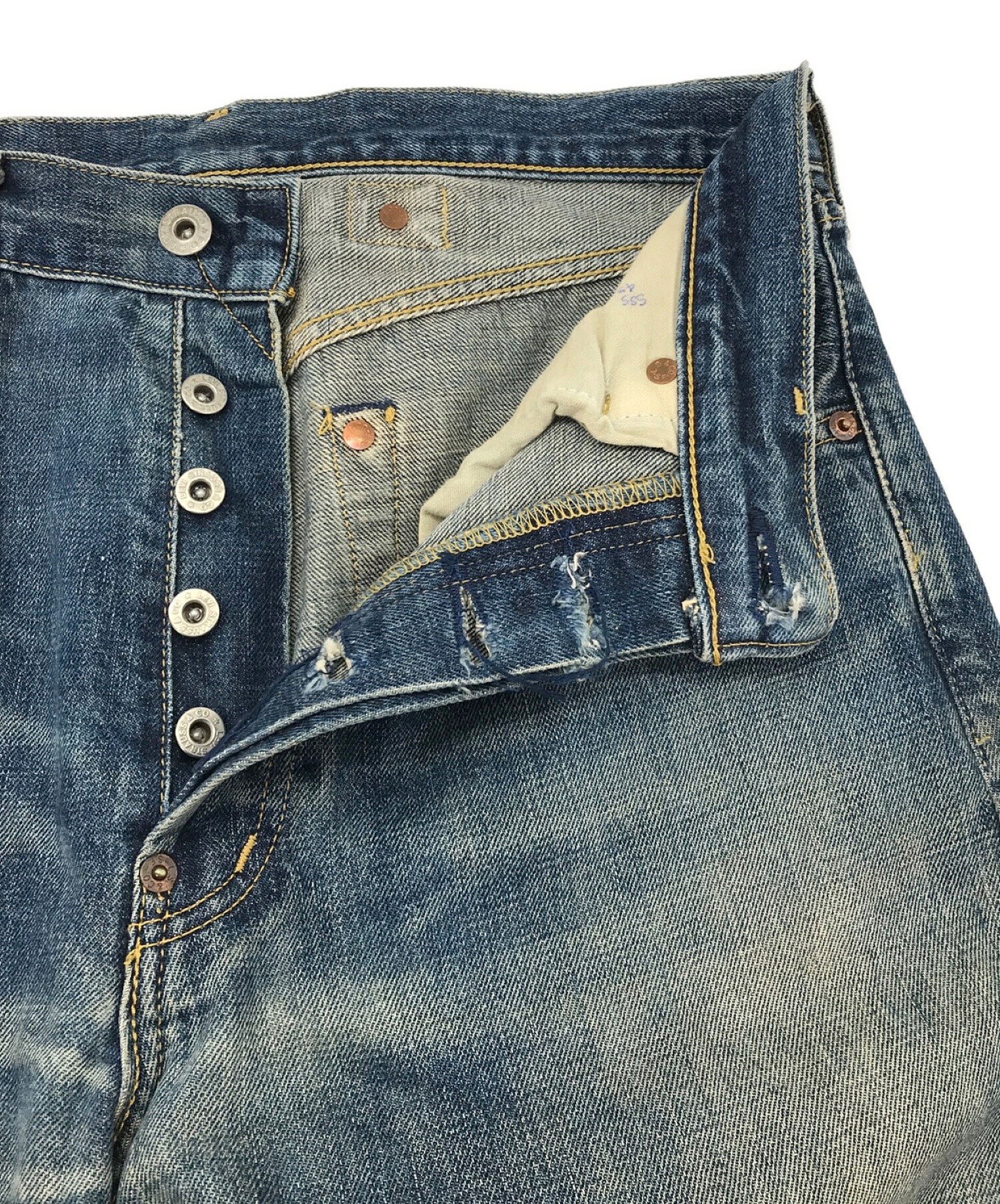 LEVI'S (リーバイス) 702復刻デニムパンツ インディゴ サイズ:W32L36