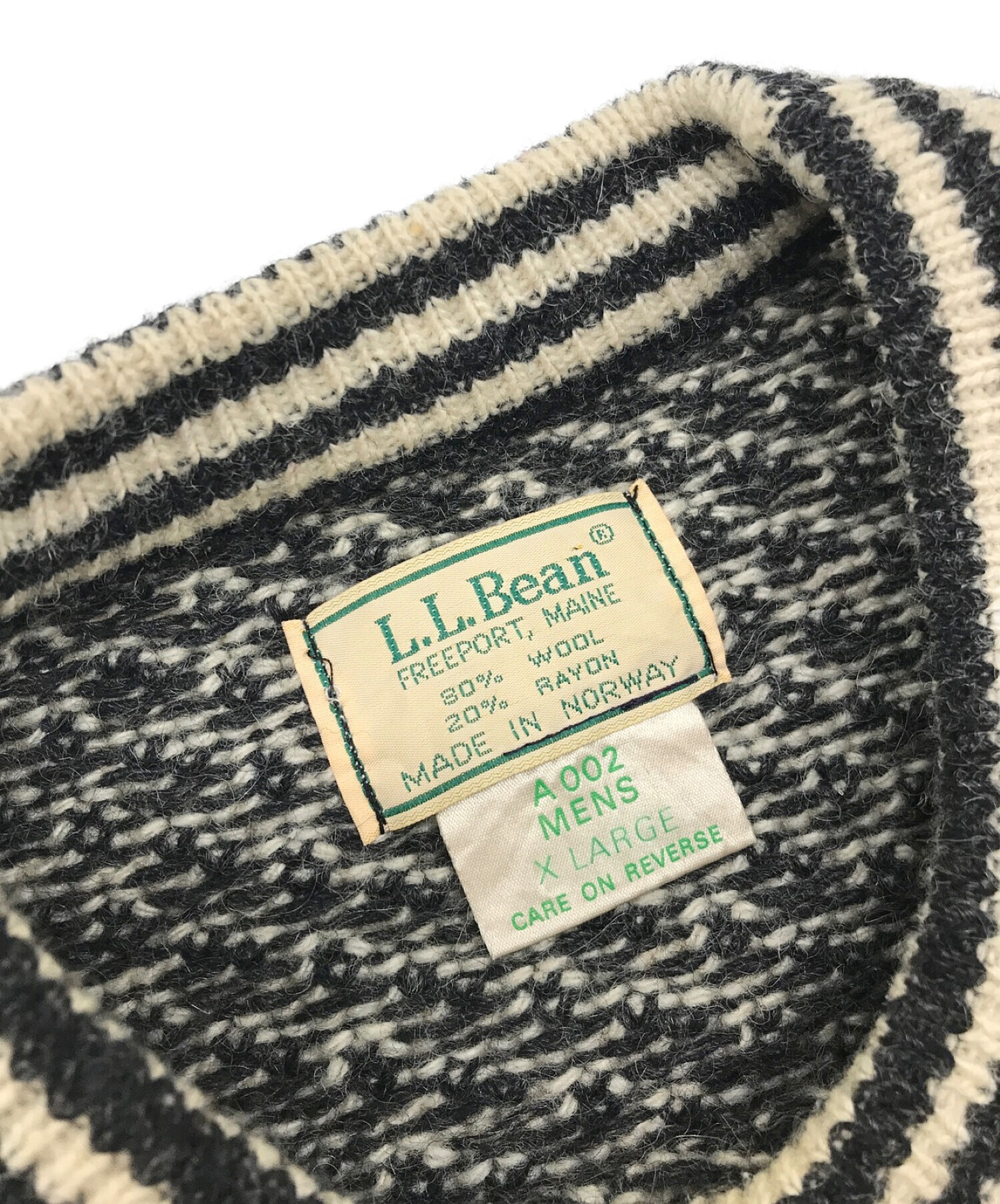 中古・古着通販】L.L.Bean (エルエルビーン) バーズアイニット