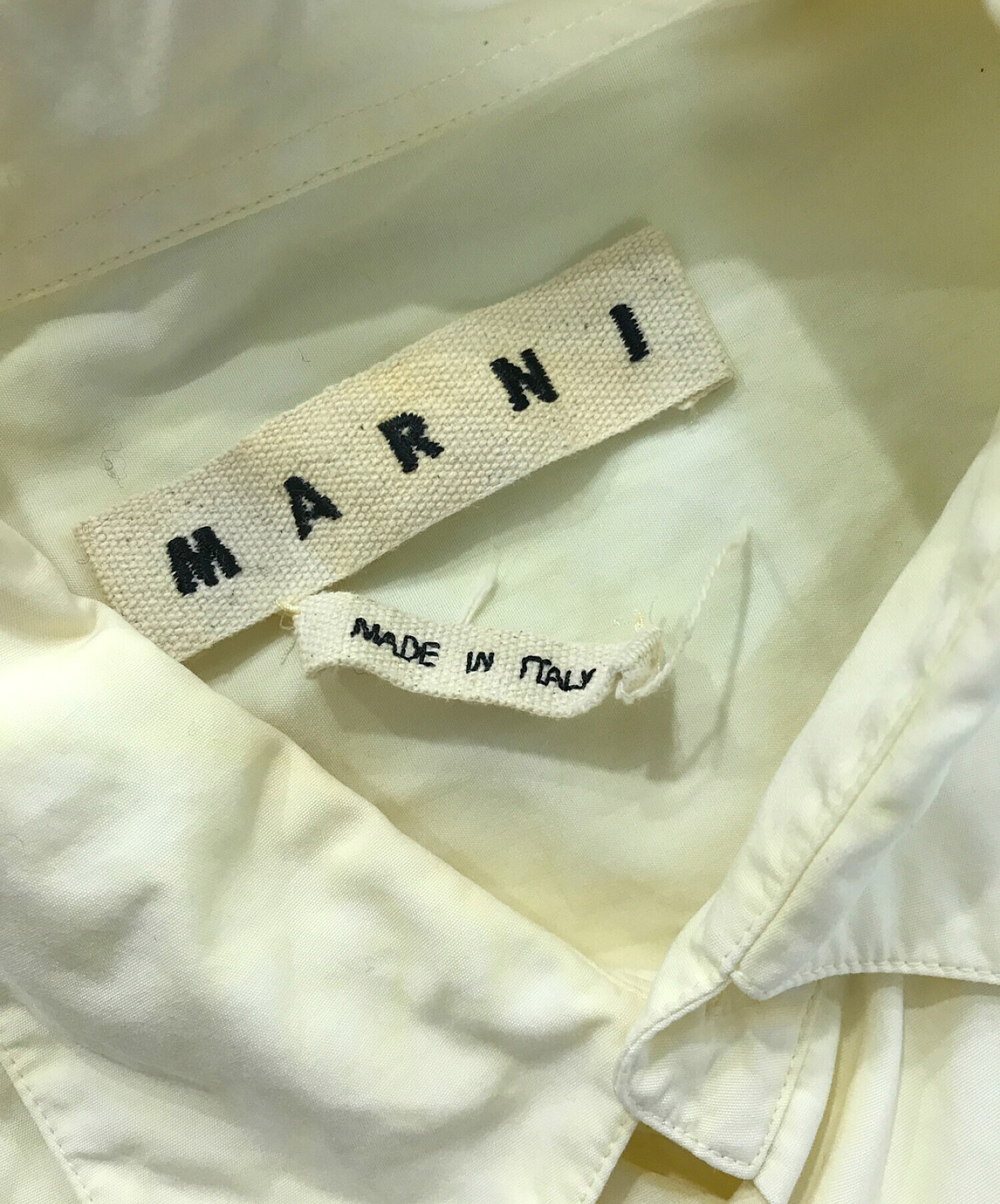 中古・古着通販】MARNI (マルニ) 長袖シャツ ベージュ サイズ:48