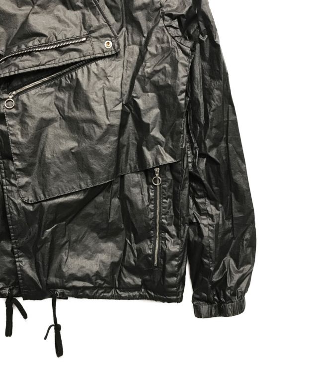 KRIS VAN ASSCHE (クリス ヴァン アッシュ) ライダースジャケット ブラック サイズ:44