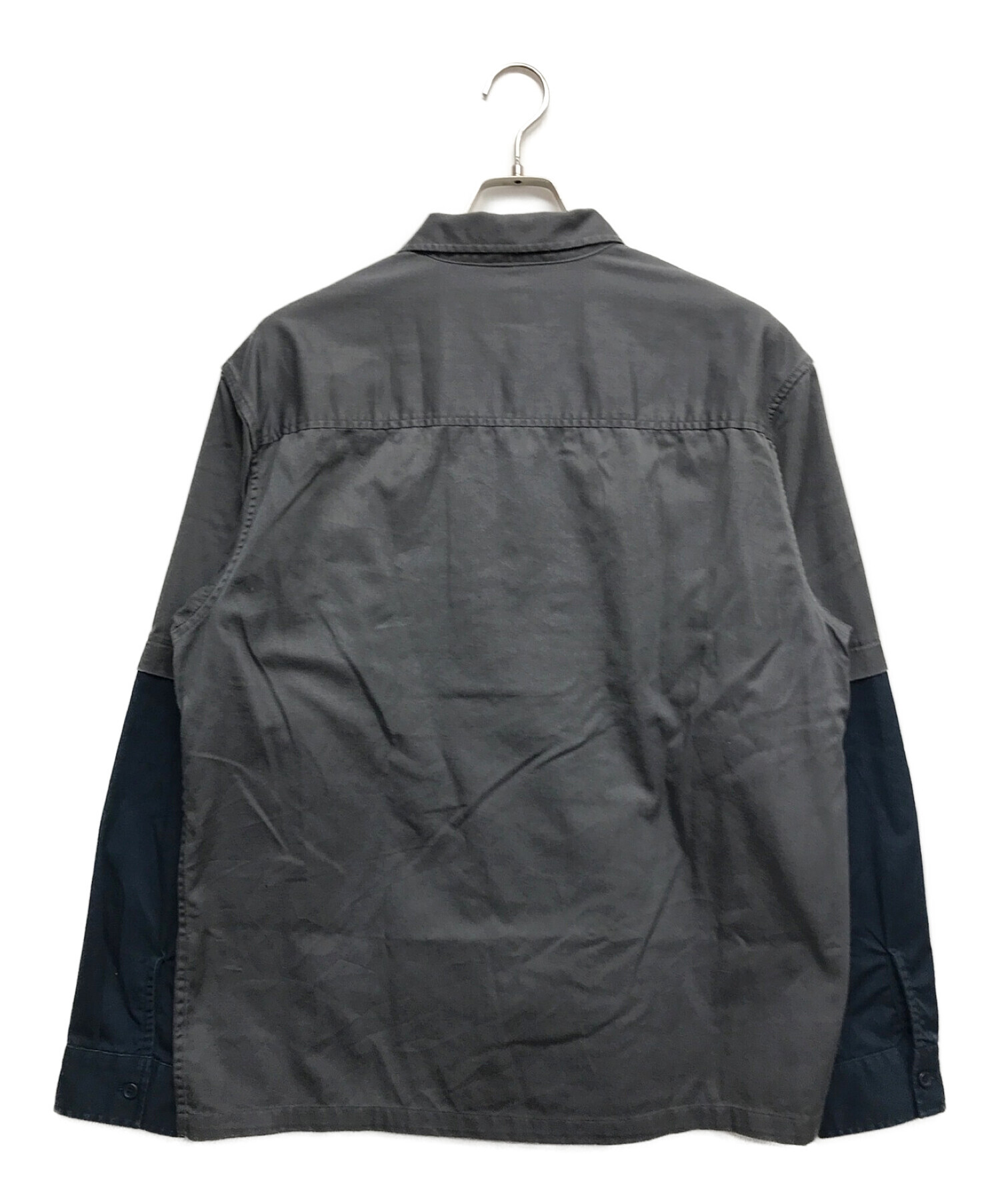 Supreme 2-Tone Work Shirt Dark Grey L