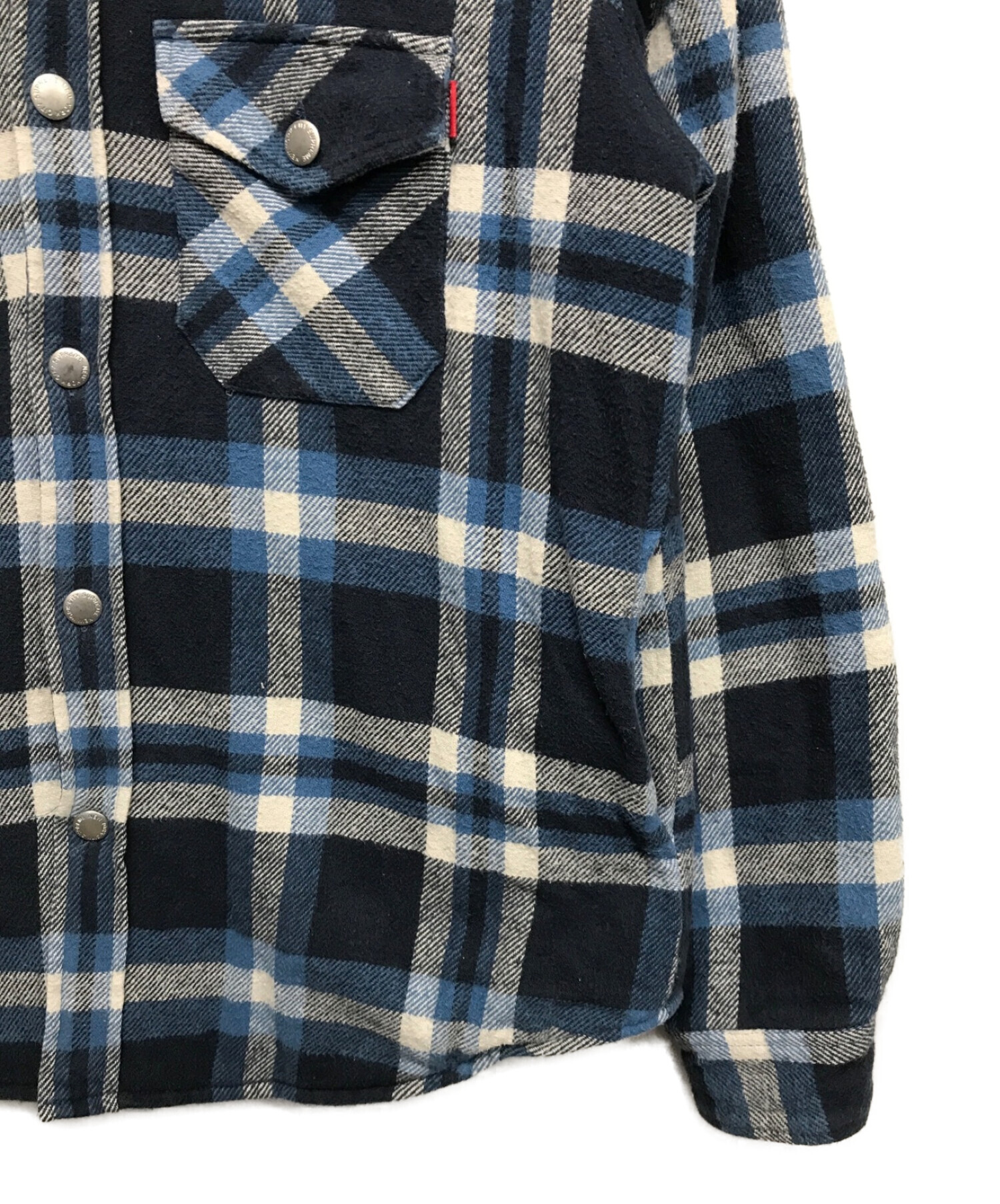 中古・古着通販】Supreme (シュプリーム) Quilted Arc Logo Flannel