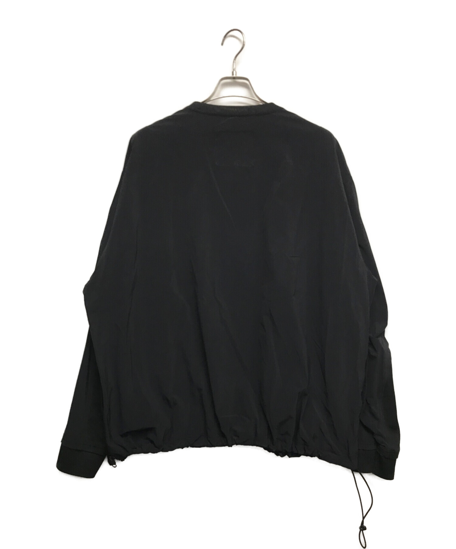 UNTRACE (アントレース) BOX STRETCH SMOCK 2 L/S ブラック サイズ:2