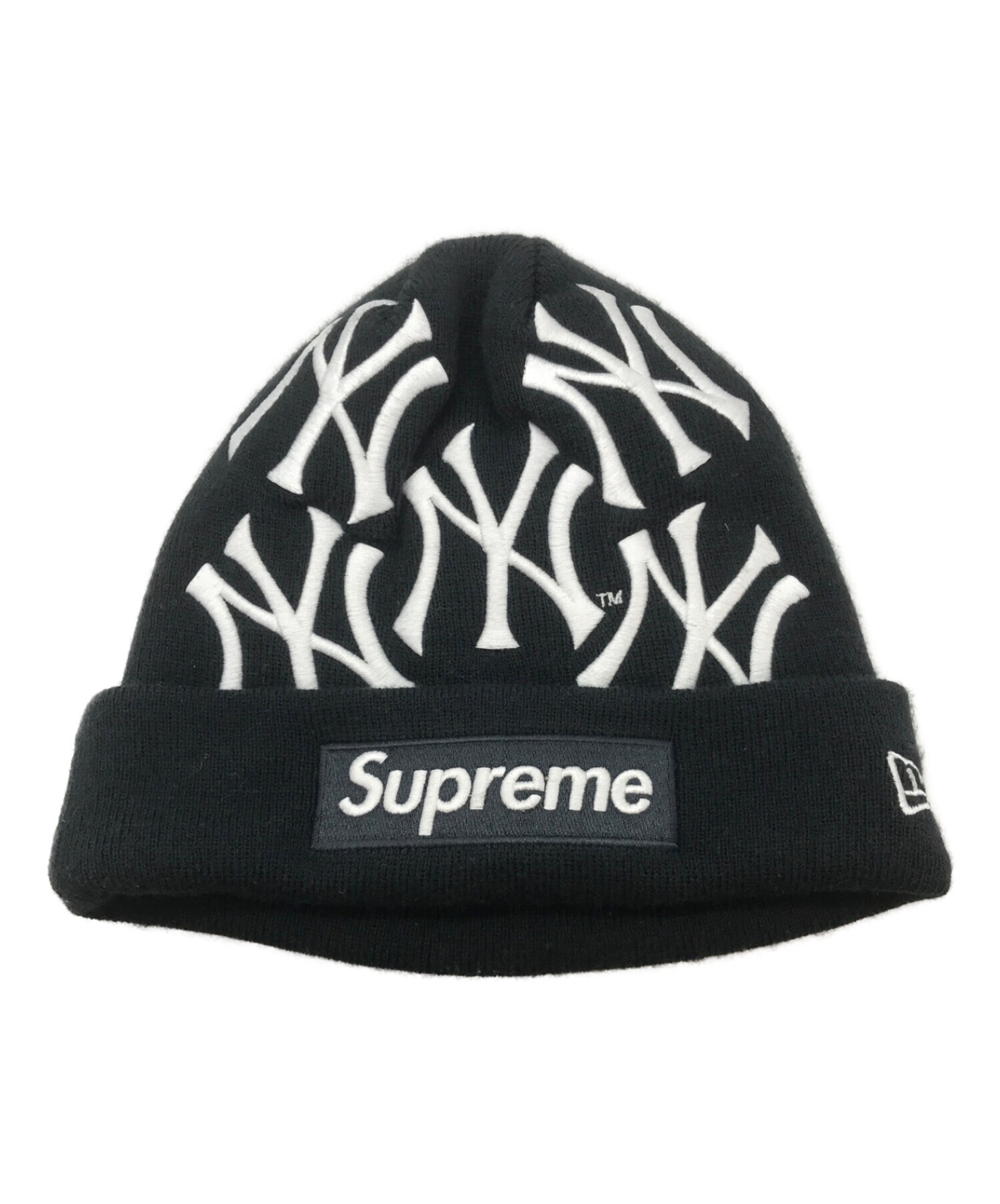 Supreme (シュプリーム) New Era (ニューエラ) NEW YORK YANKEES (ニューヨークヤンキース) ニット帽 / Box  Logo Beanie