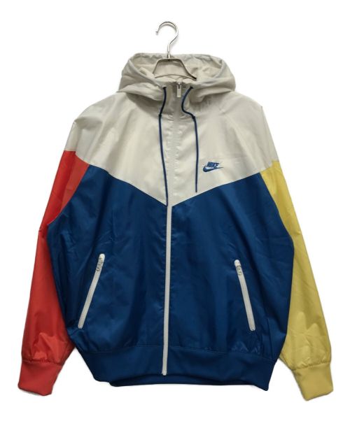 中古・古着通販】NIKE (ナイキ) ウーブン フーディジャケット ブルー