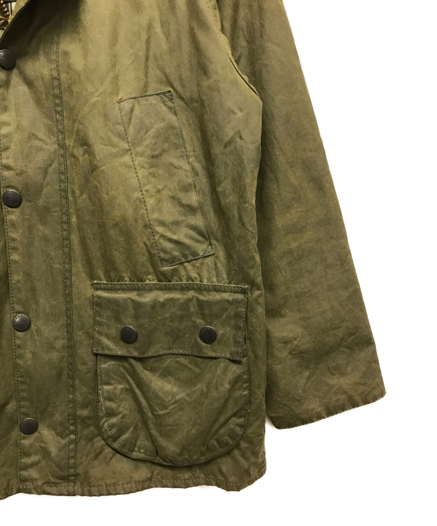 Barbour (バブアー) ビデイルオイルドジャケット オリーブ サイズ:C32/81cm