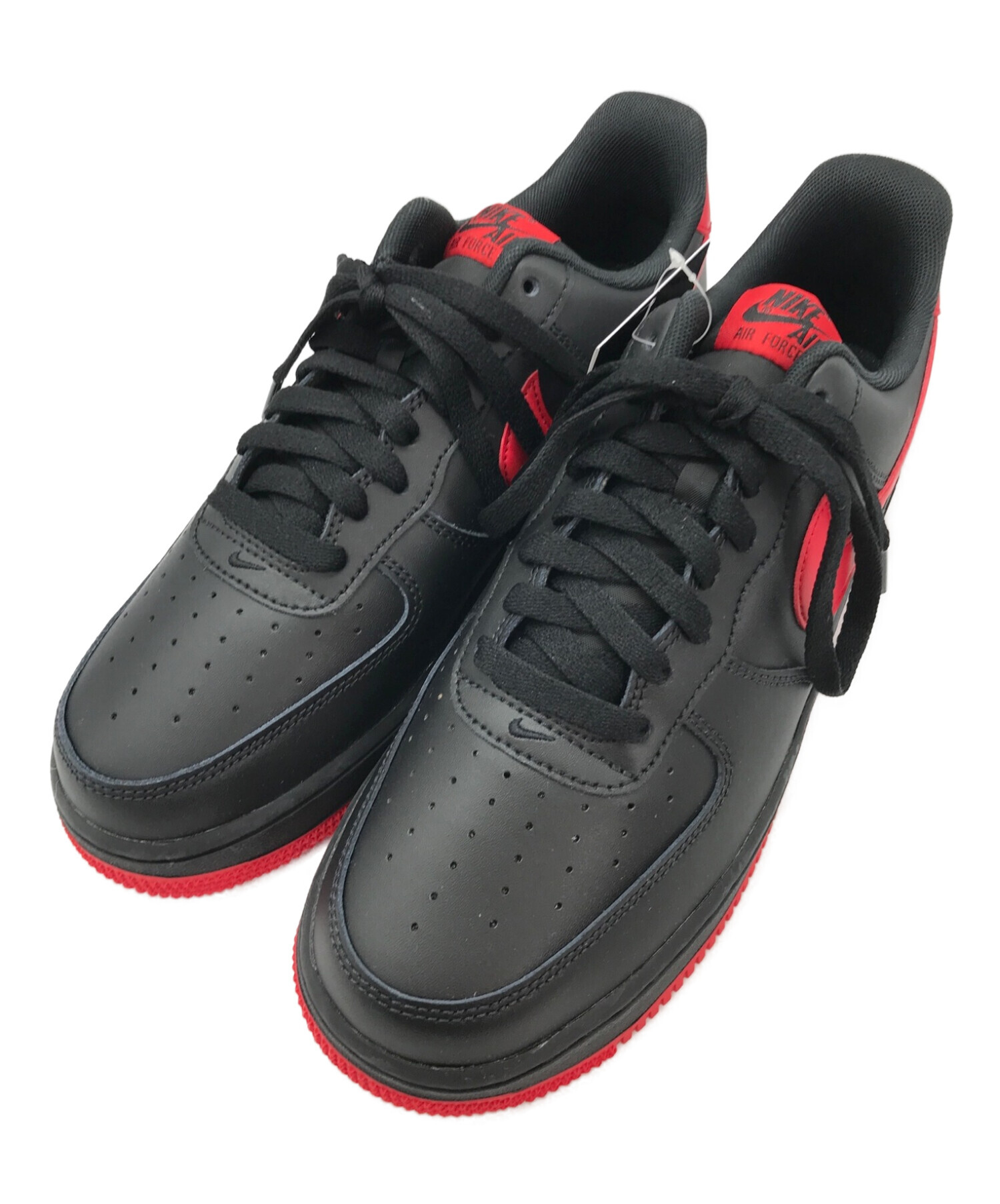 Air force 1 discount low black and red