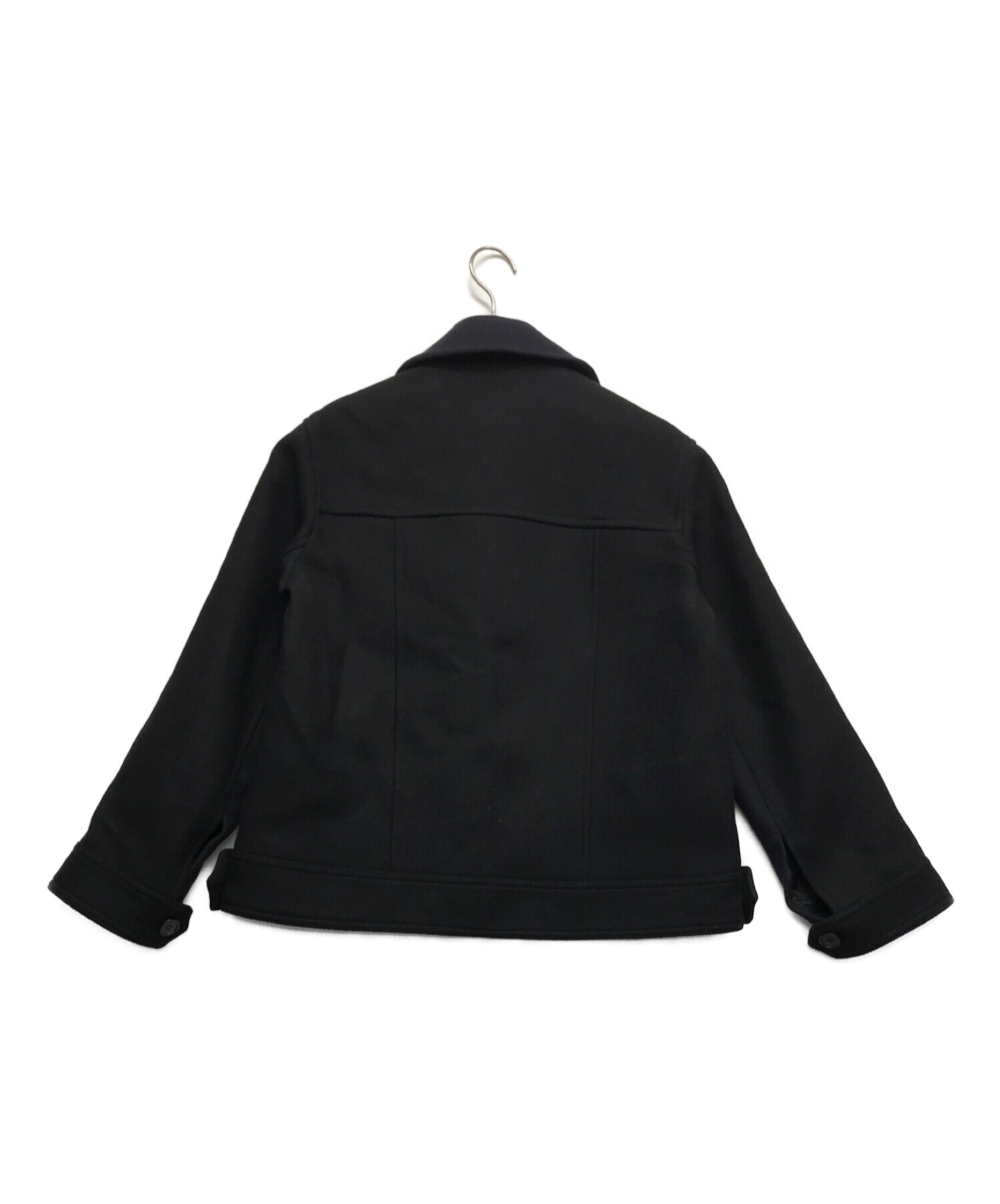 ZARA (ザラ) 配色ウールジャケット ネイビー サイズ:XS