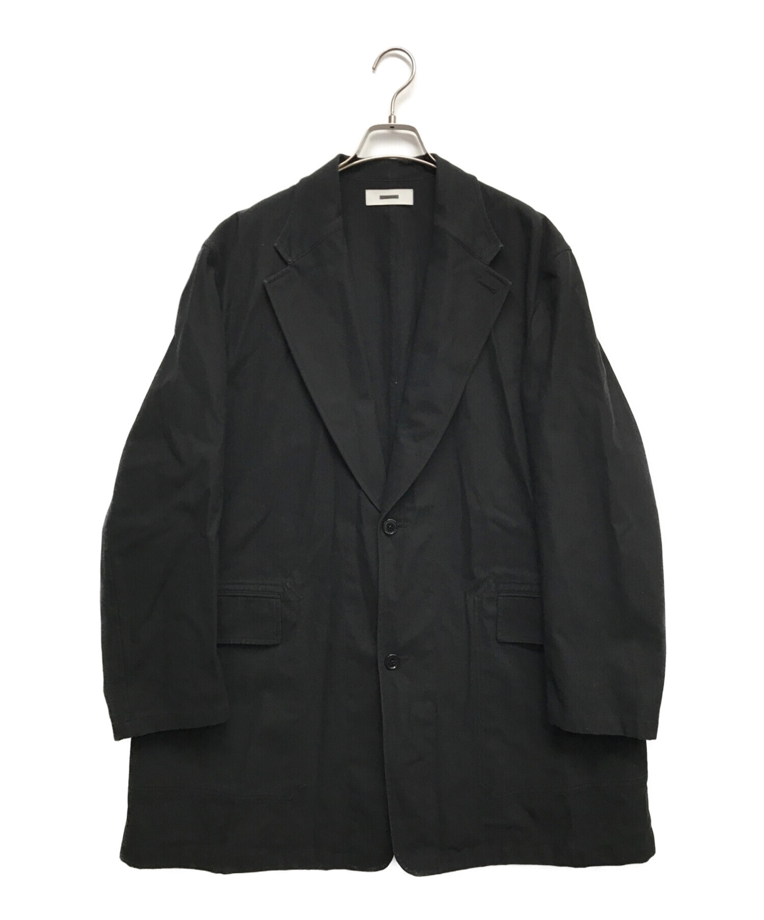 REVERBERATE (リバーバレイト) ロングジャケット ブラック サイズ:40