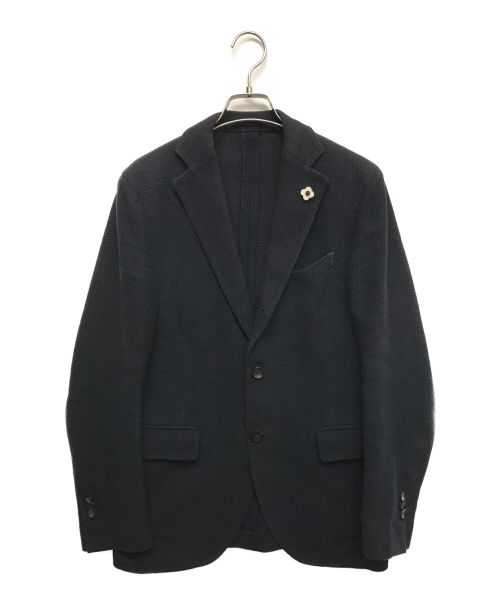 【中古・古着通販】LARDINI (ラルディーニ) コットンテーラードジャケット ネイビー サイズ:46｜ブランド・古着通販  トレファク公式【TREFAC FASHION】スマホサイト