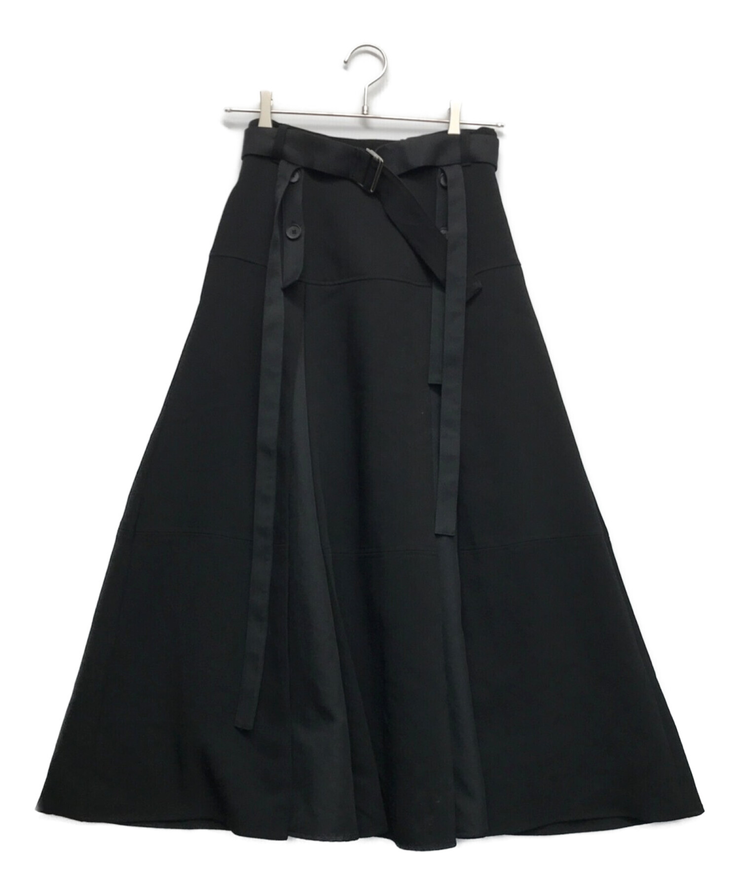UNITED TOKYO (ユナイテッドトーキョー) モーメントパターンフレアースカート ブラック サイズ:1