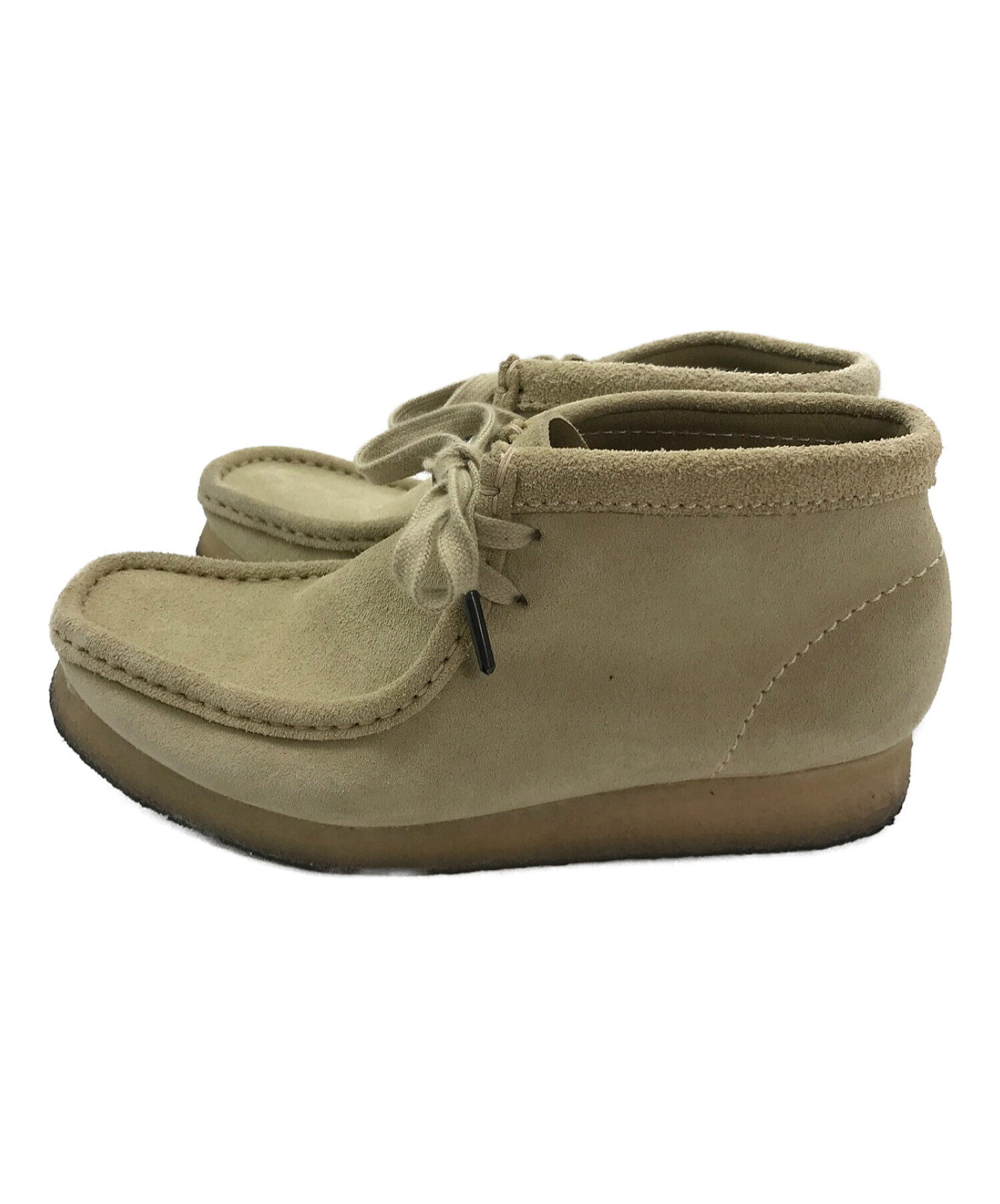 中古・古着通販】CLARKS (クラークス) レースアップシューズ ベージュ