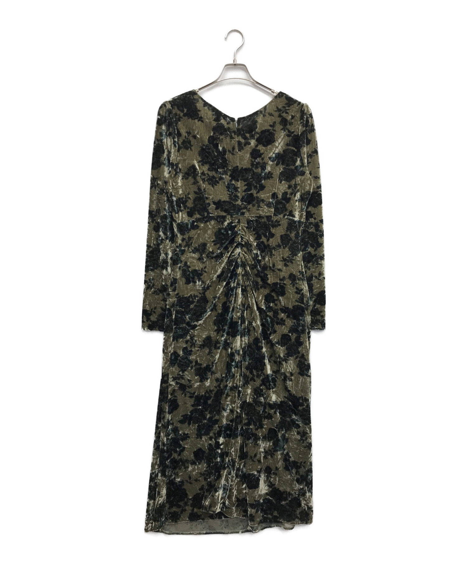 中古・古着通販】moussy (マウジー) FITTED VELOUR LONG DRESS ...