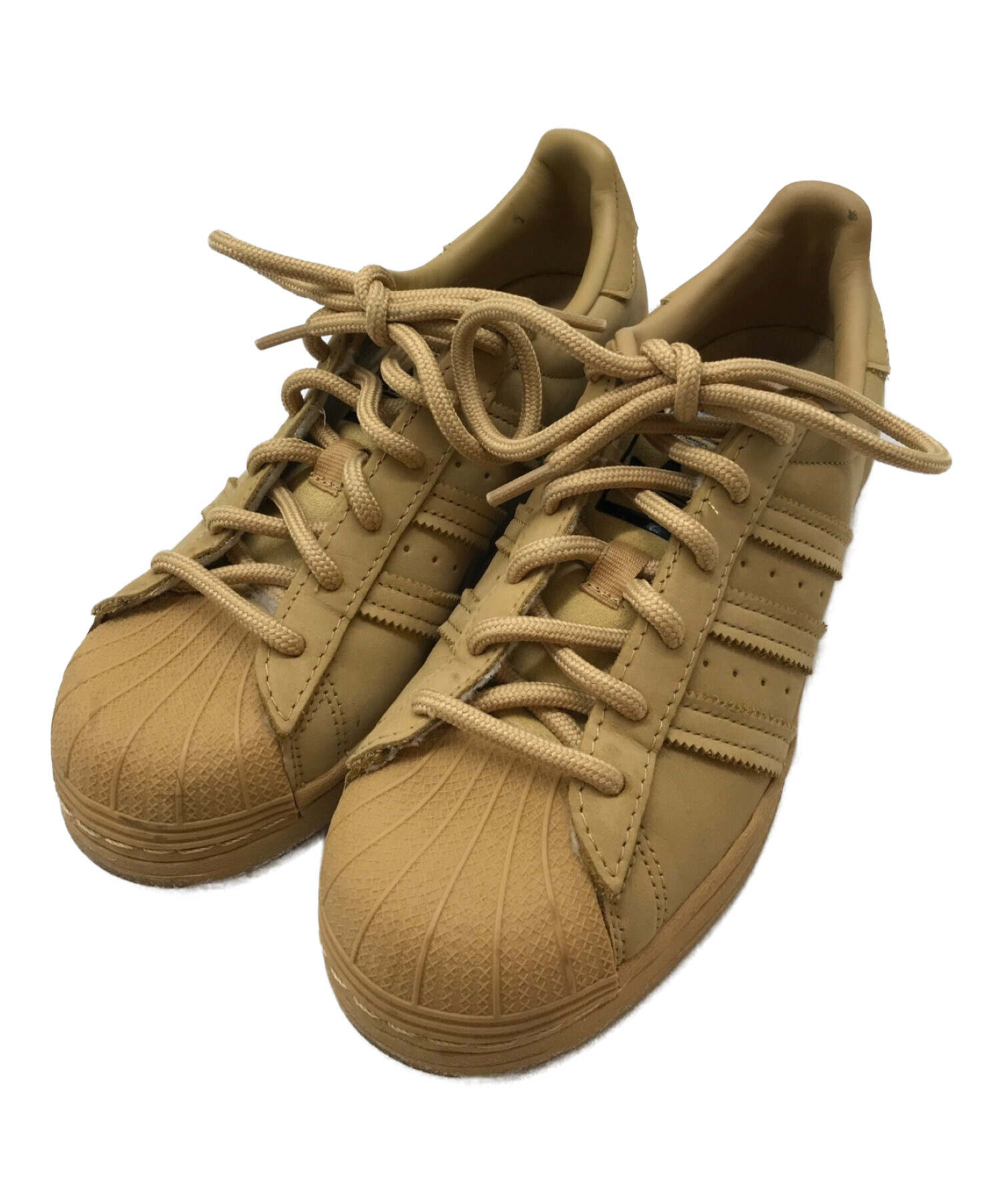 adidas (アディダス) スウェードスニーカー ベージュ サイズ:US6.5/UK6/FR39.3