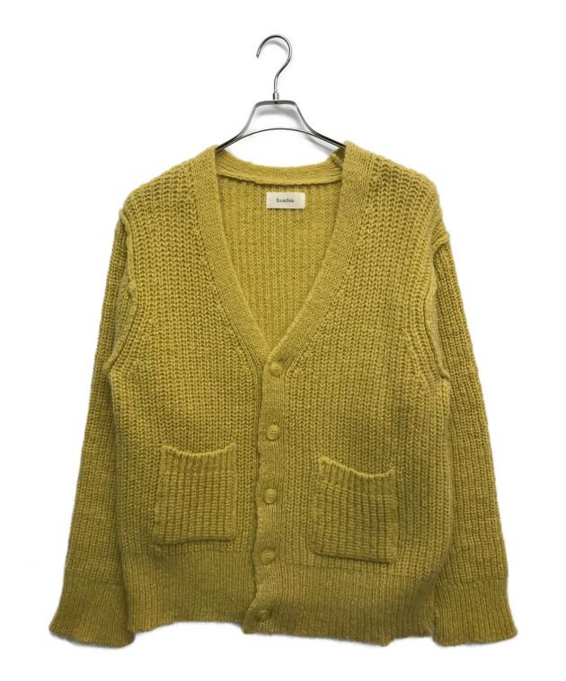 中古・古着通販】Ernie Palo (アーニーパロ) ニットカーディガン / Low Gauge Mohair Cardigan イエロー  サイズ:48｜ブランド・古着通販 トレファク公式【TREFAC FASHION】スマホサイト