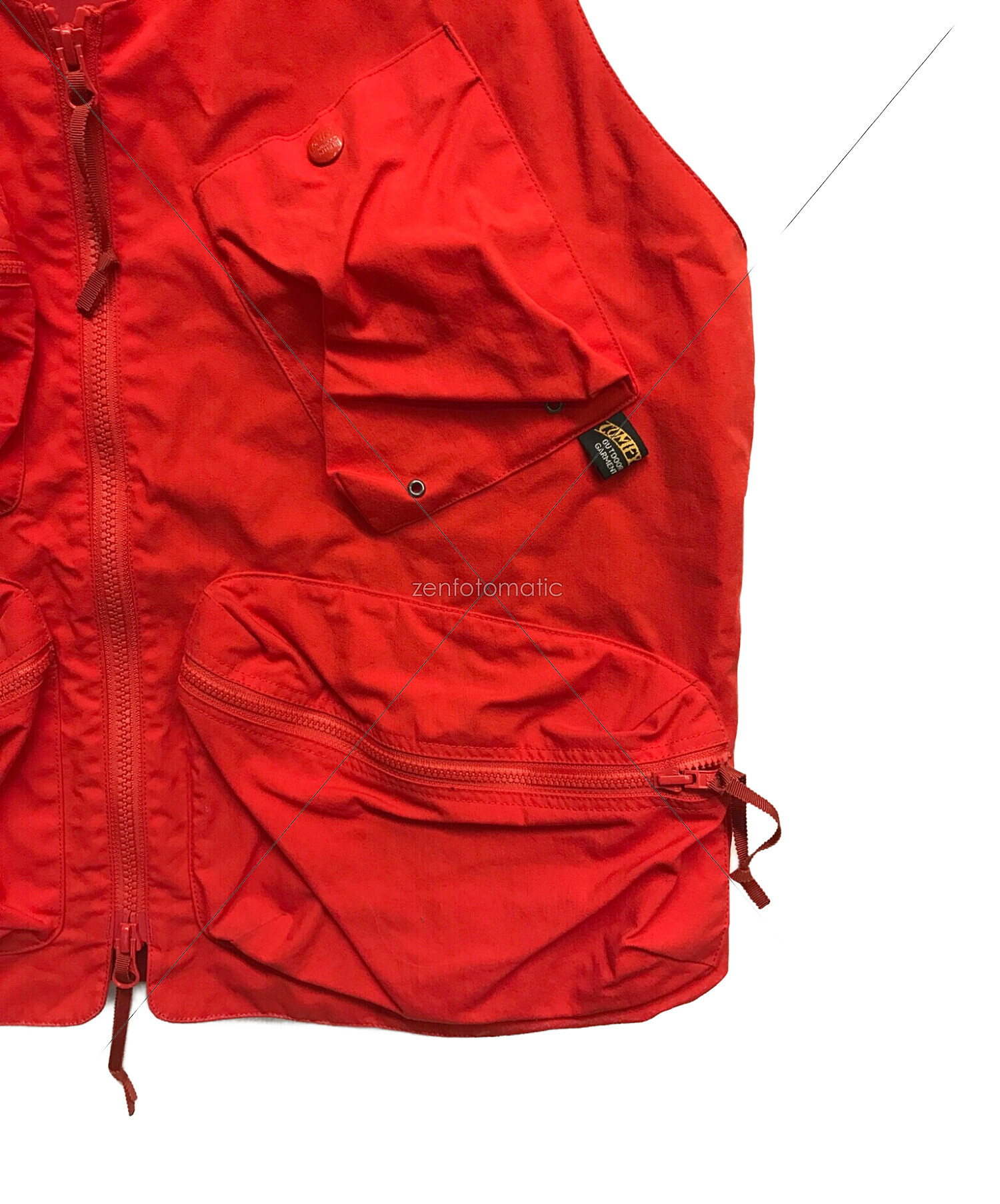 中古・古着通販】CMF OUTDOOR GARMENT (シーエムエフ アウトドアガーメント) ハンティッシュベスト レッド  サイズ:L｜ブランド・古着通販 トレファク公式【TREFAC FASHION】スマホサイト