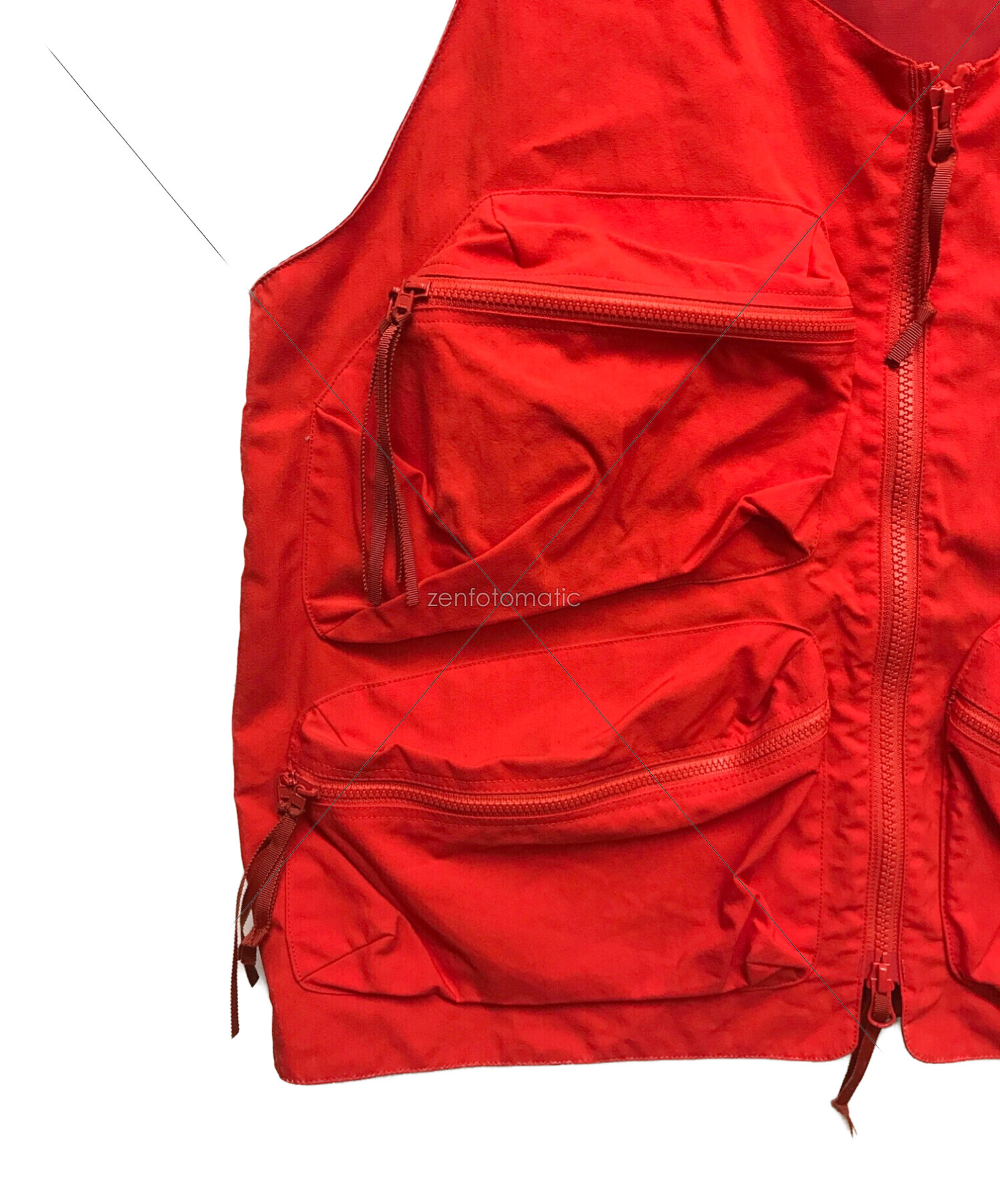 中古・古着通販】CMF OUTDOOR GARMENT (シーエムエフ アウトドアガーメント) ハンティッシュベスト レッド  サイズ:L｜ブランド・古着通販 トレファク公式【TREFAC FASHION】スマホサイト