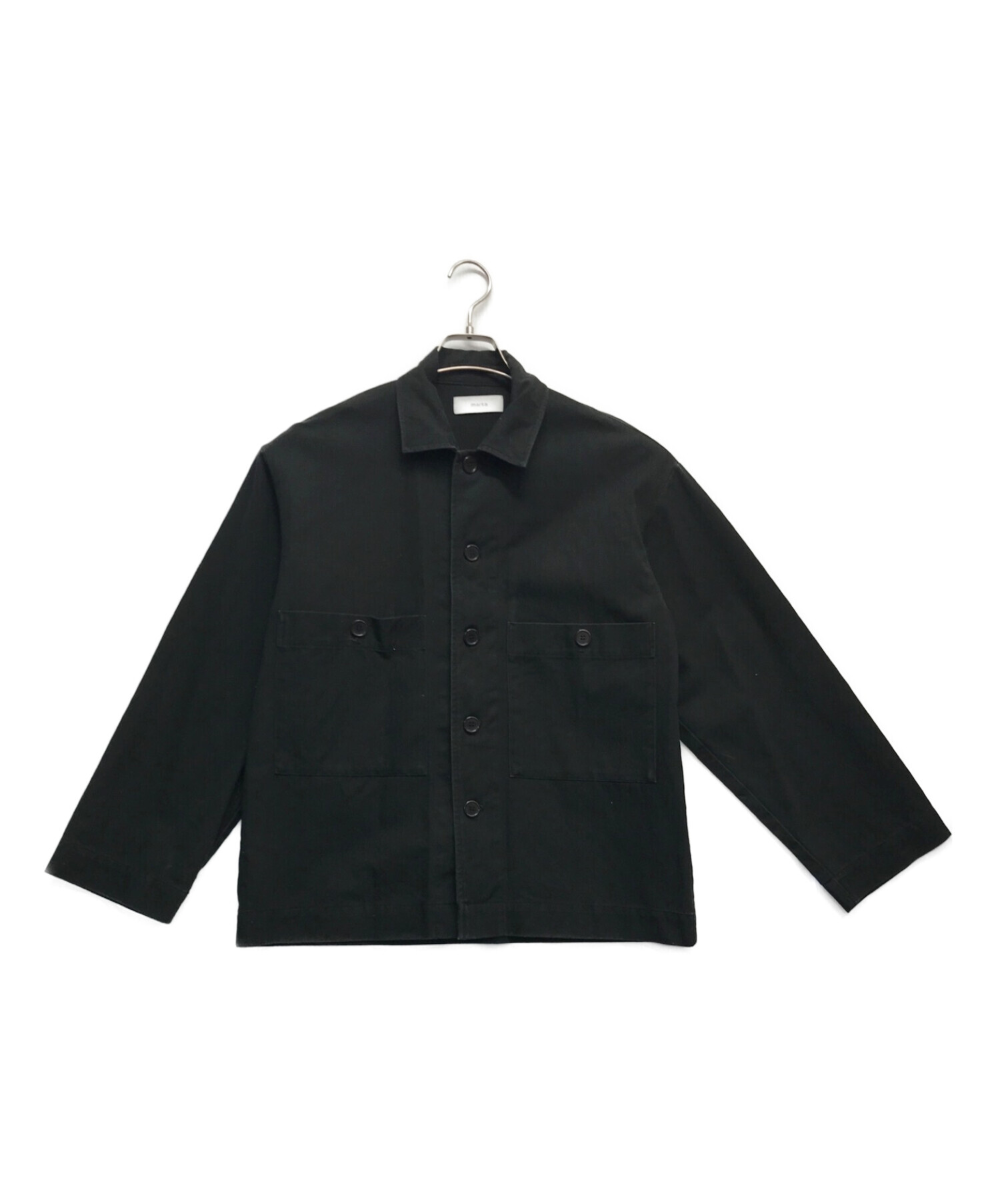MARKA (マーカ) ユーティリティシャツジャケット ブラック サイズ:1