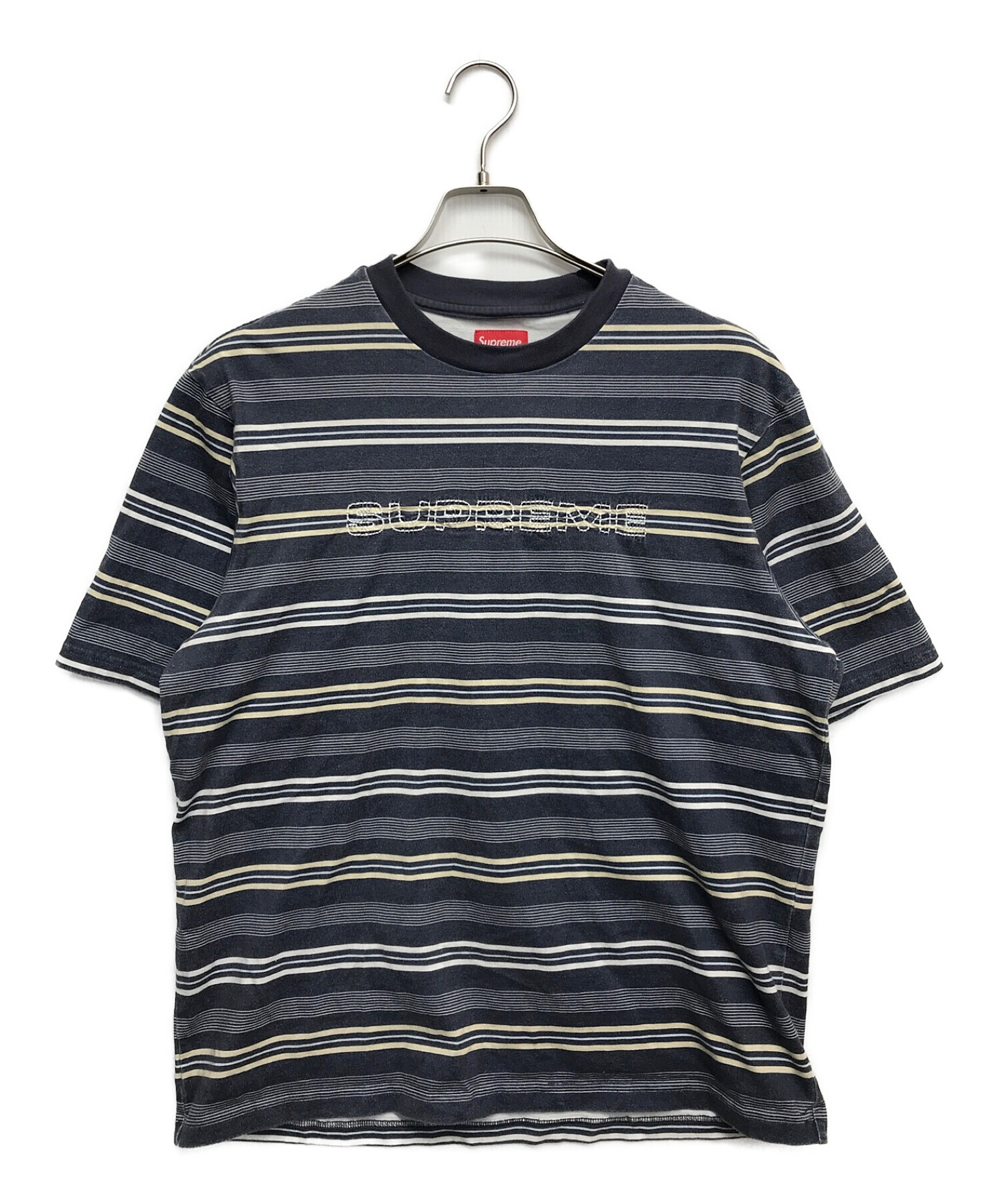 supreme Dash Stripe Tシャツ Sサイズ ネイビー - beaconparenting.ie