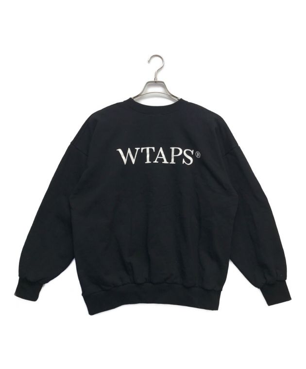 中古・古着通販】WTAPS (ダブルタップス) LOCKS SWEATER バックロゴスウェット ブラック サイズ:03｜ブランド・古着通販  トレファク公式【TREFAC FASHION】スマホサイト