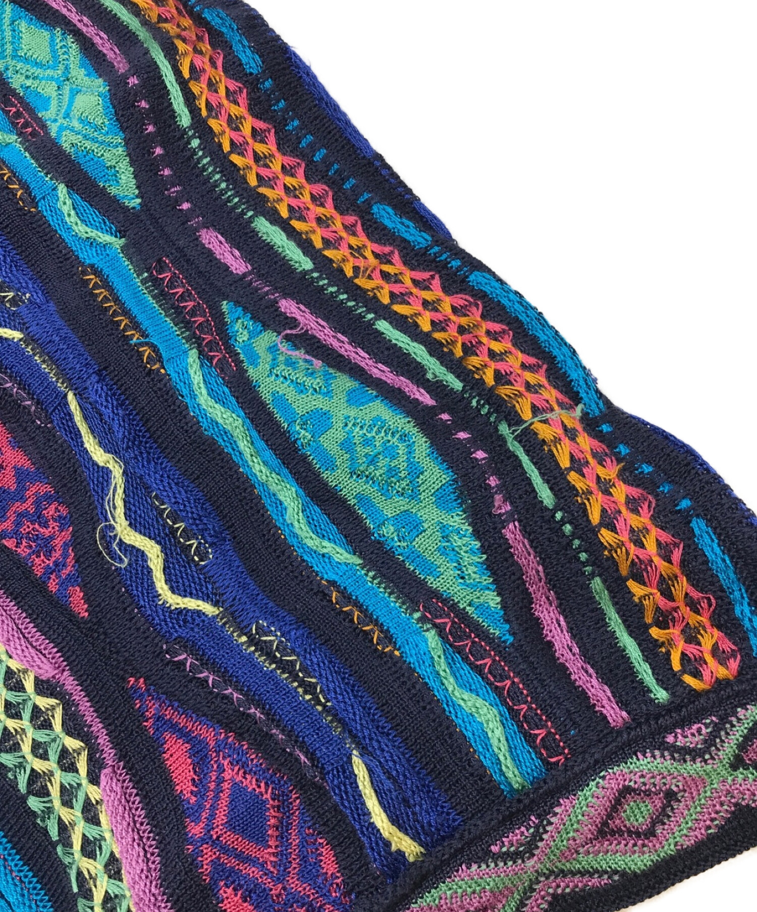 中古・古着通販】Coogi (クージー) 3D半袖ニットポロシャツ マルチ