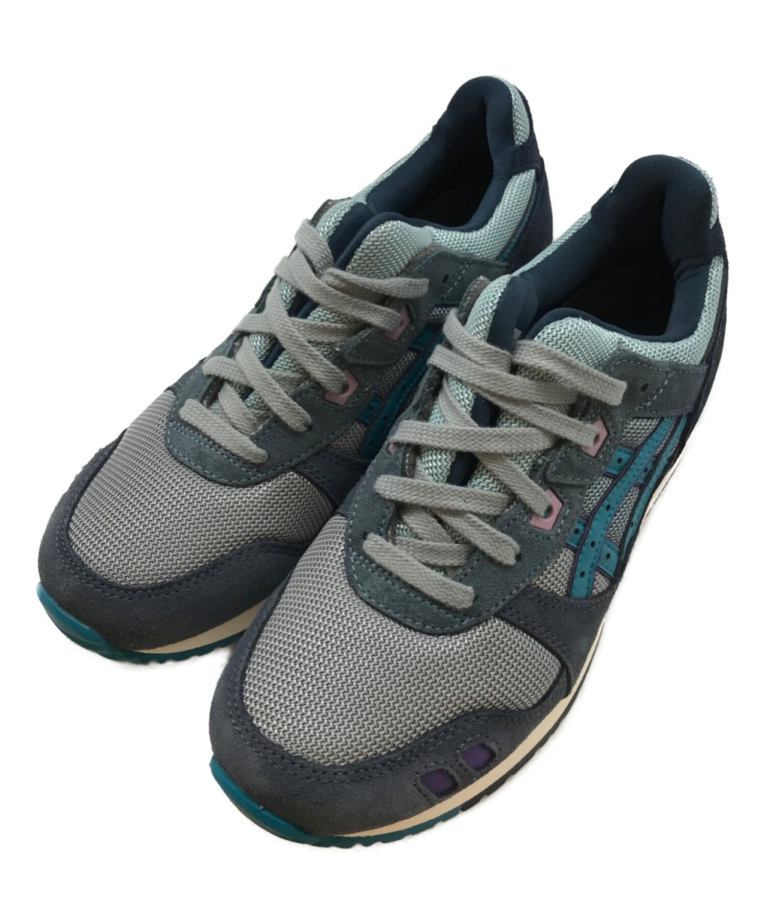 中古・古着通販】asics (アシックス) ローカットスニーカー グレー