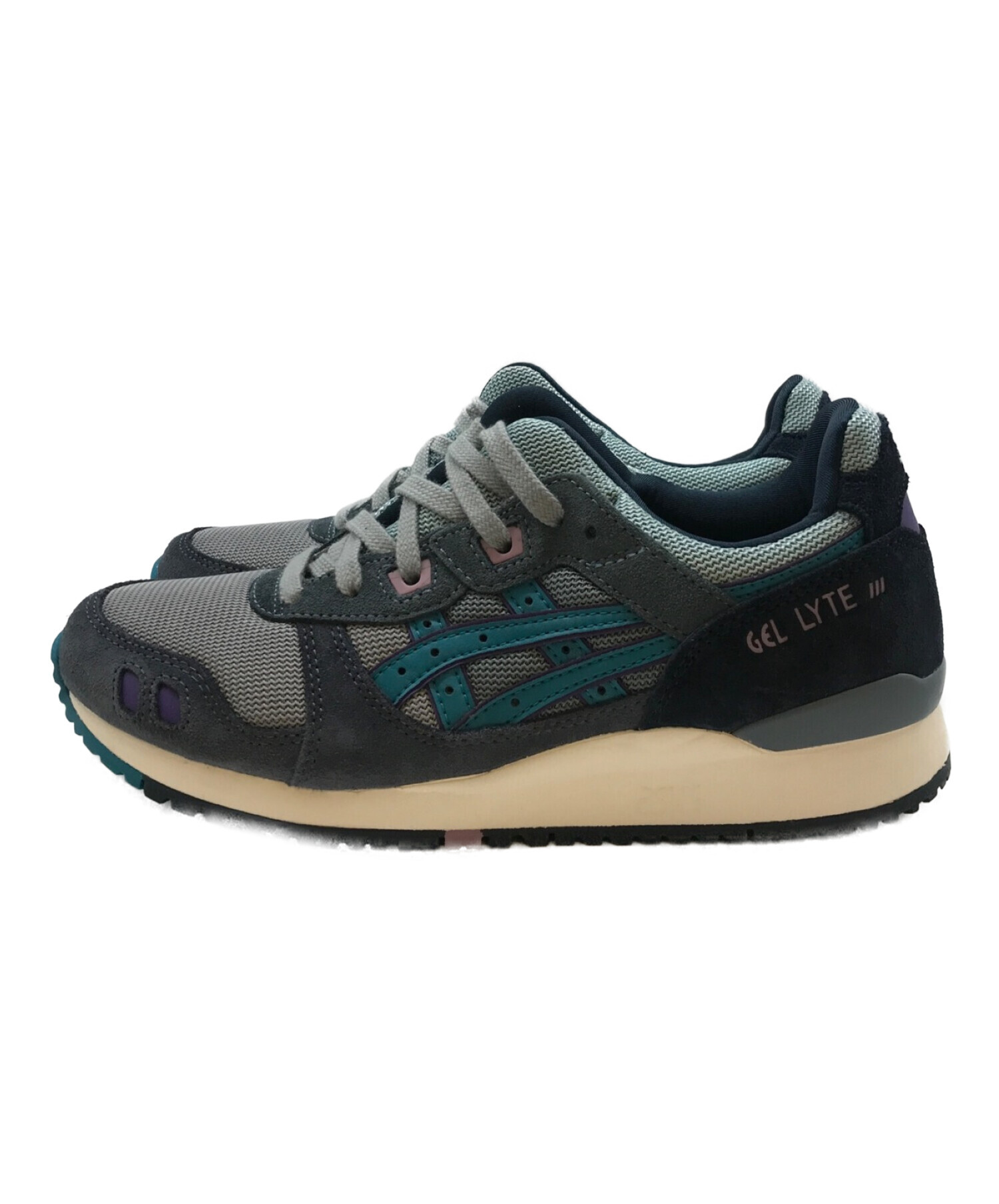 中古・古着通販】asics (アシックス) ローカットスニーカー グレー