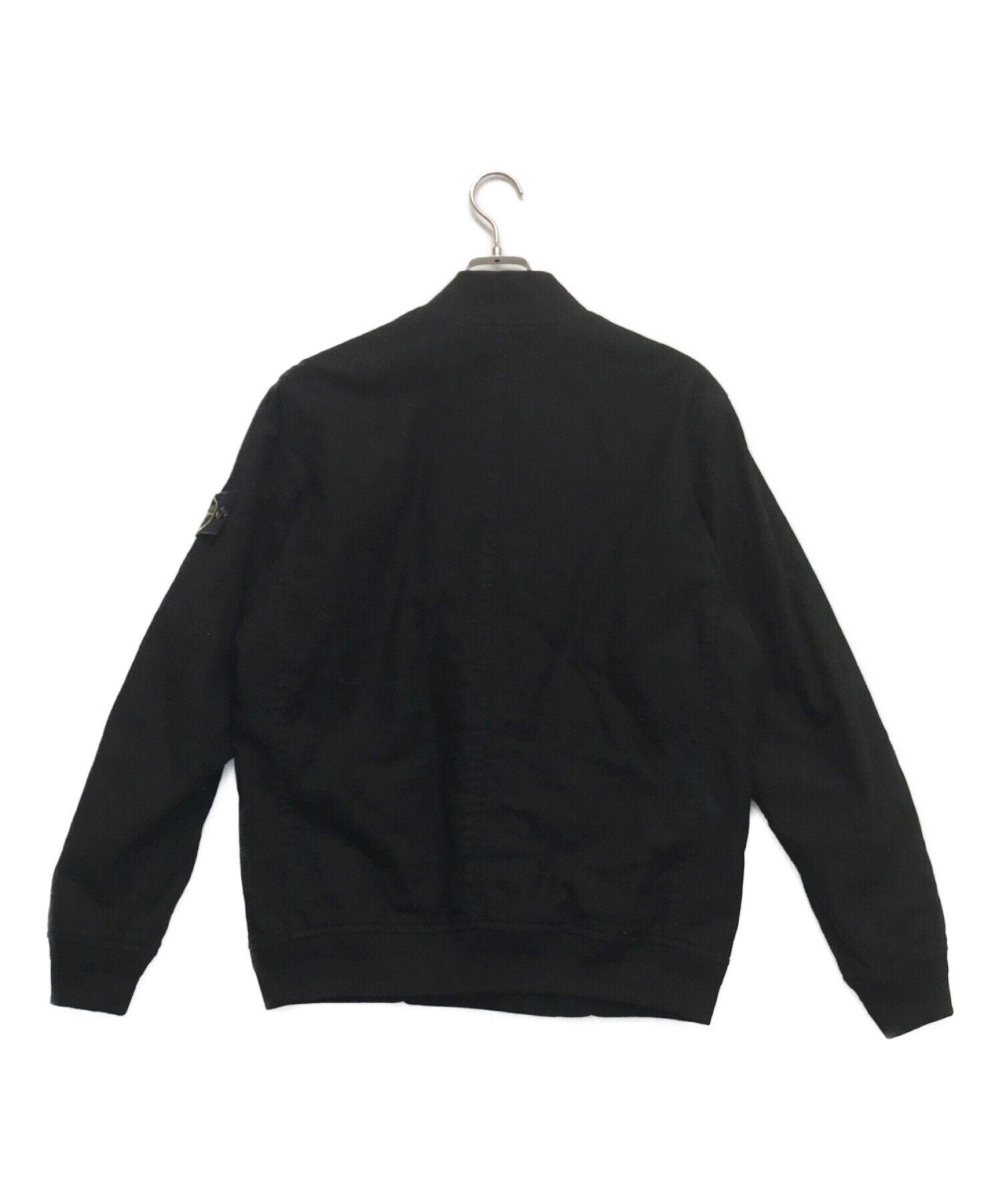 STONE ISLAND (ストーンアイランド) Ghost Piece' Diagonal Wool Pullover ブラック サイズ:M