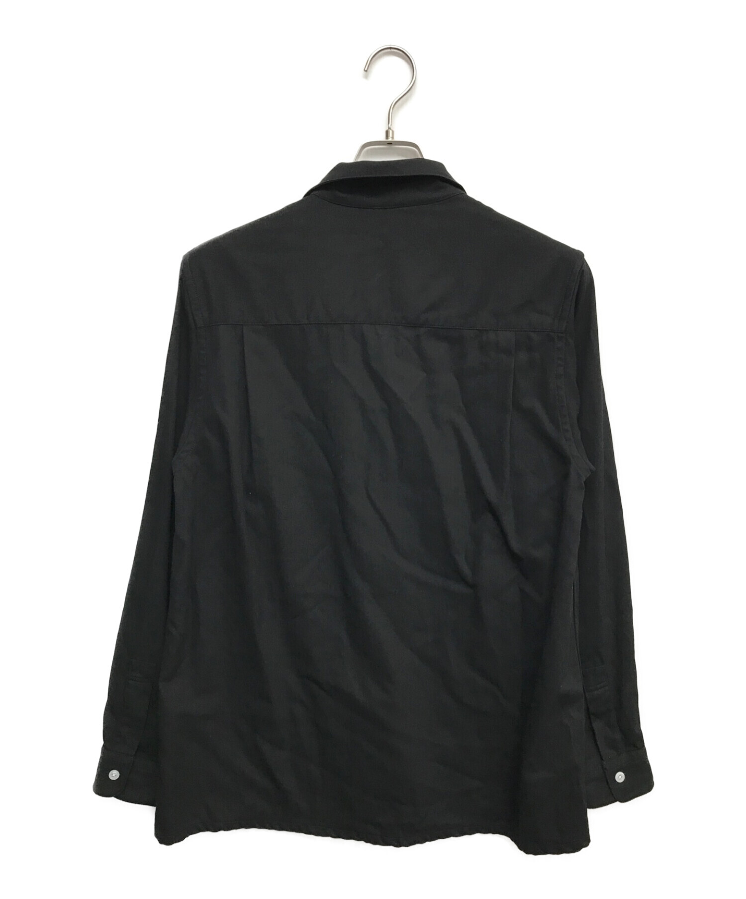 STEVEN ALAN (スティーブンアラン) オープンカラーシャツ ブラック サイズ:L