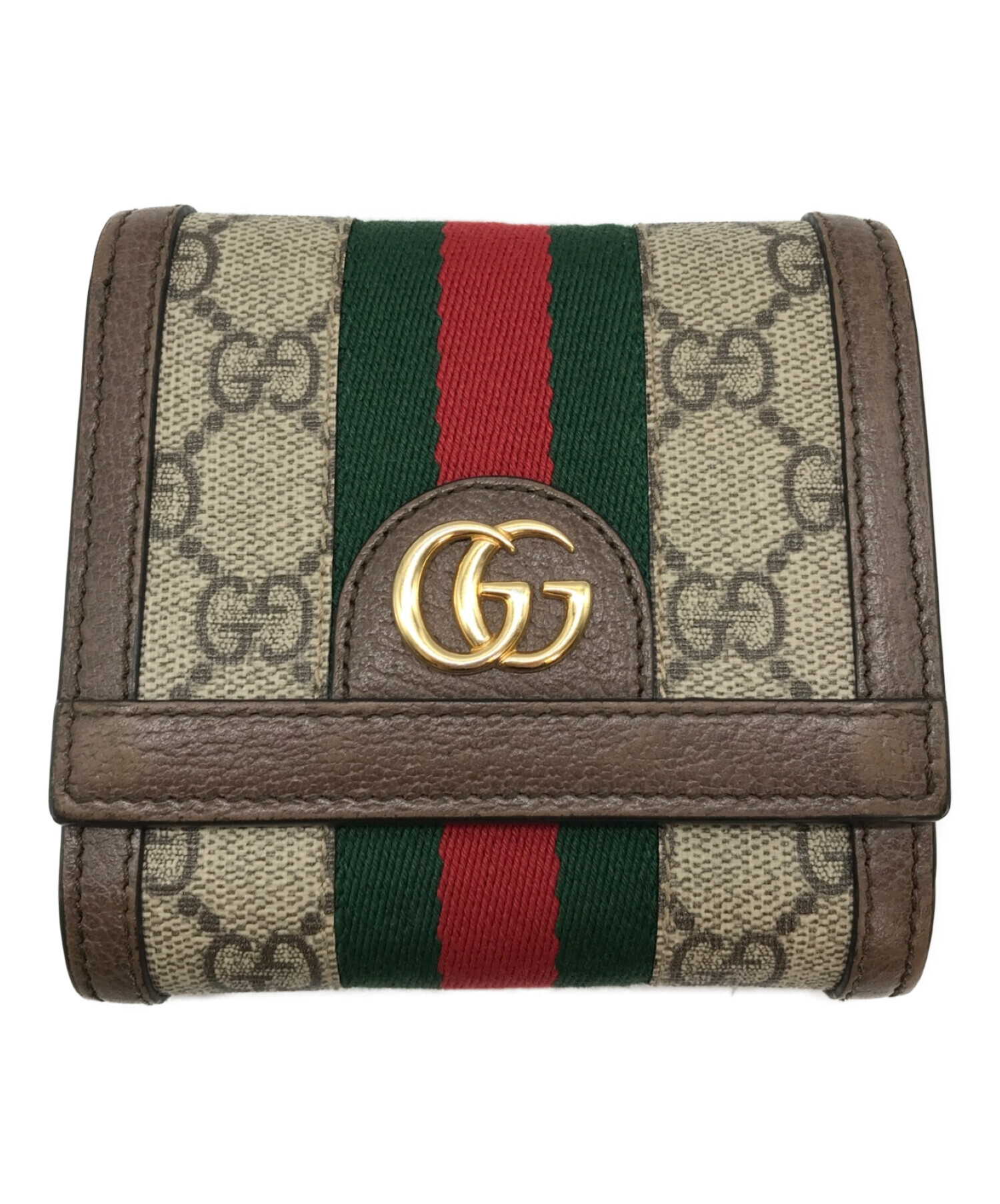 中古・古着通販】GUCCI (グッチ) オフィディア GGウォレット ブラウン｜ブランド・古着通販 トレファク公式【TREFAC  FASHION】スマホサイト