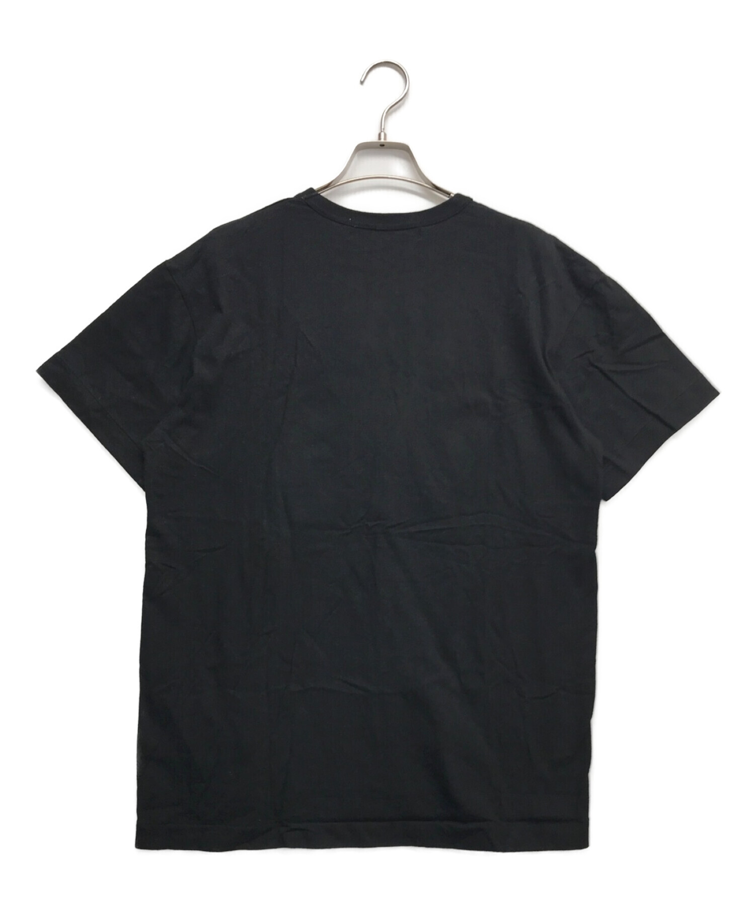 PLAY COMME des GARCONS (プレイ コムデギャルソン) ワンポイント半袖Tシャツ ブラック サイズ:XL