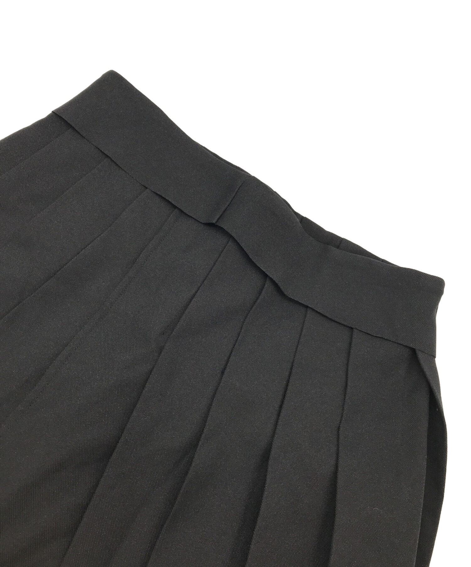 COMME des GARCONS (コムデギャルソン) プリーツスカート ブラック サイズ:S