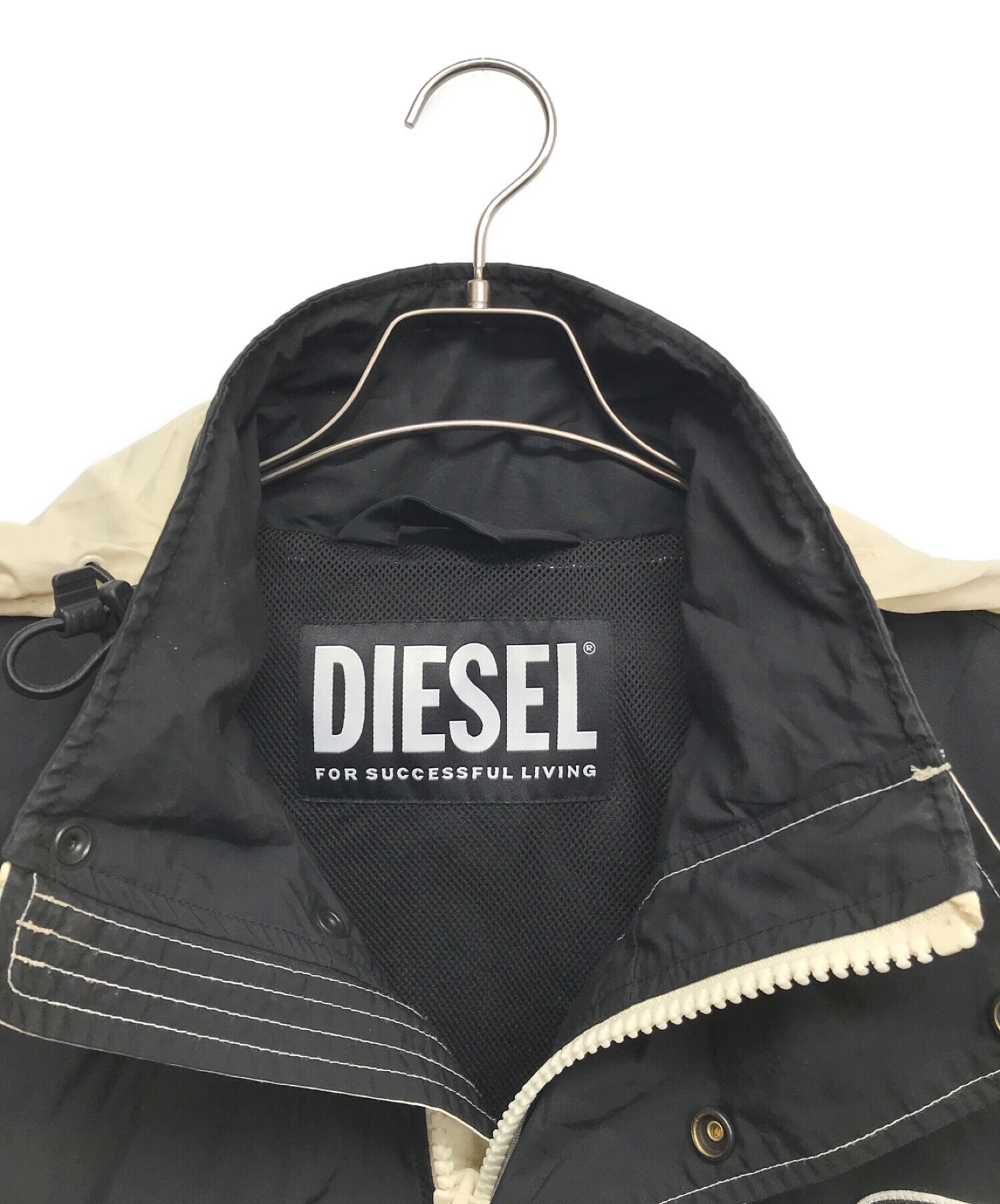 中古・古着通販】DIESEL (ディーゼル) J-RODNEY-Aジャケット ブラック×アイボリー サイズ:M｜ブランド・古着通販  トレファク公式【TREFAC FASHION】スマホサイト